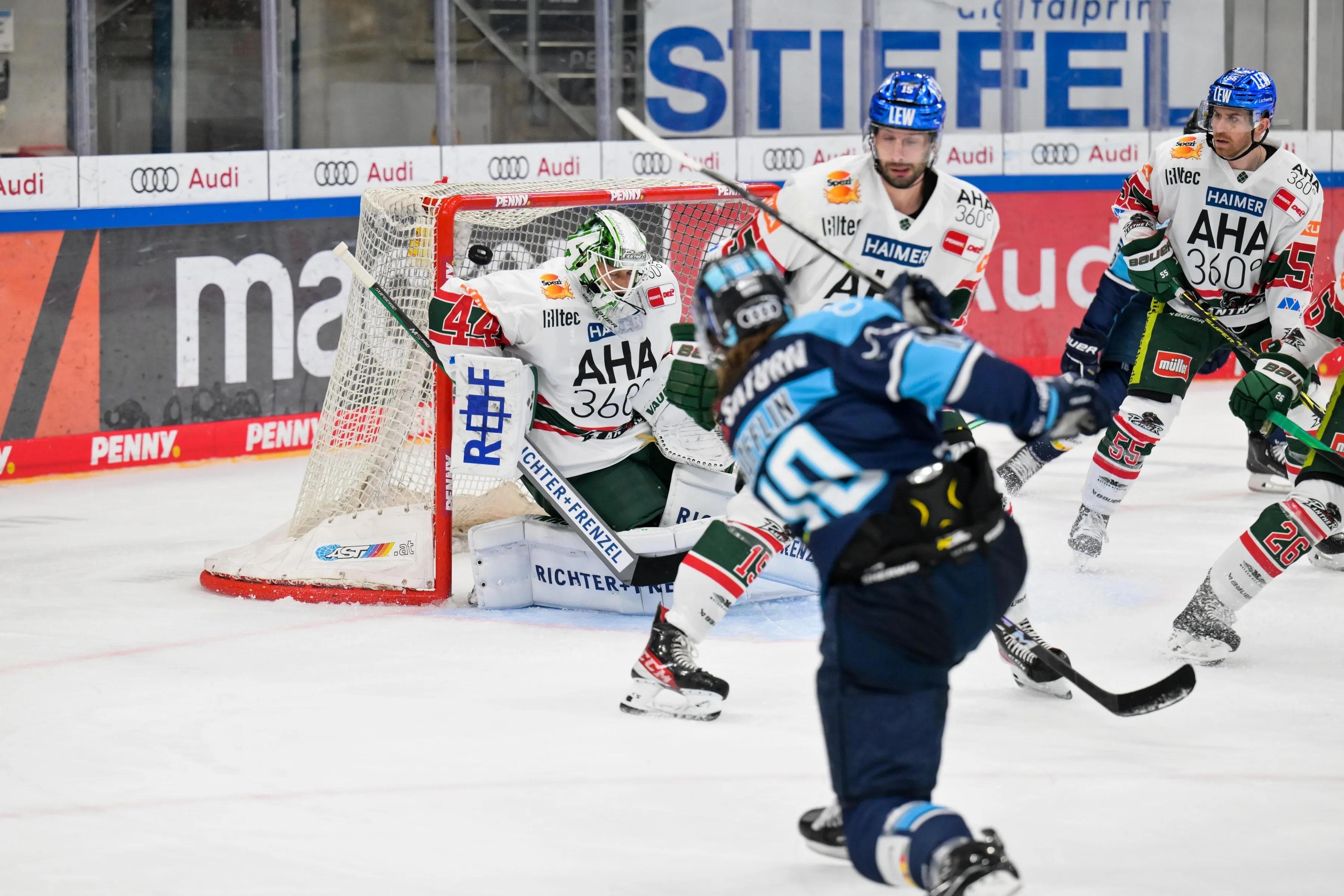 Mirko Höfflin trifft zum zwischenzeitlichen 4:0.
Foto: Johannes Traub/JT-Presse.de