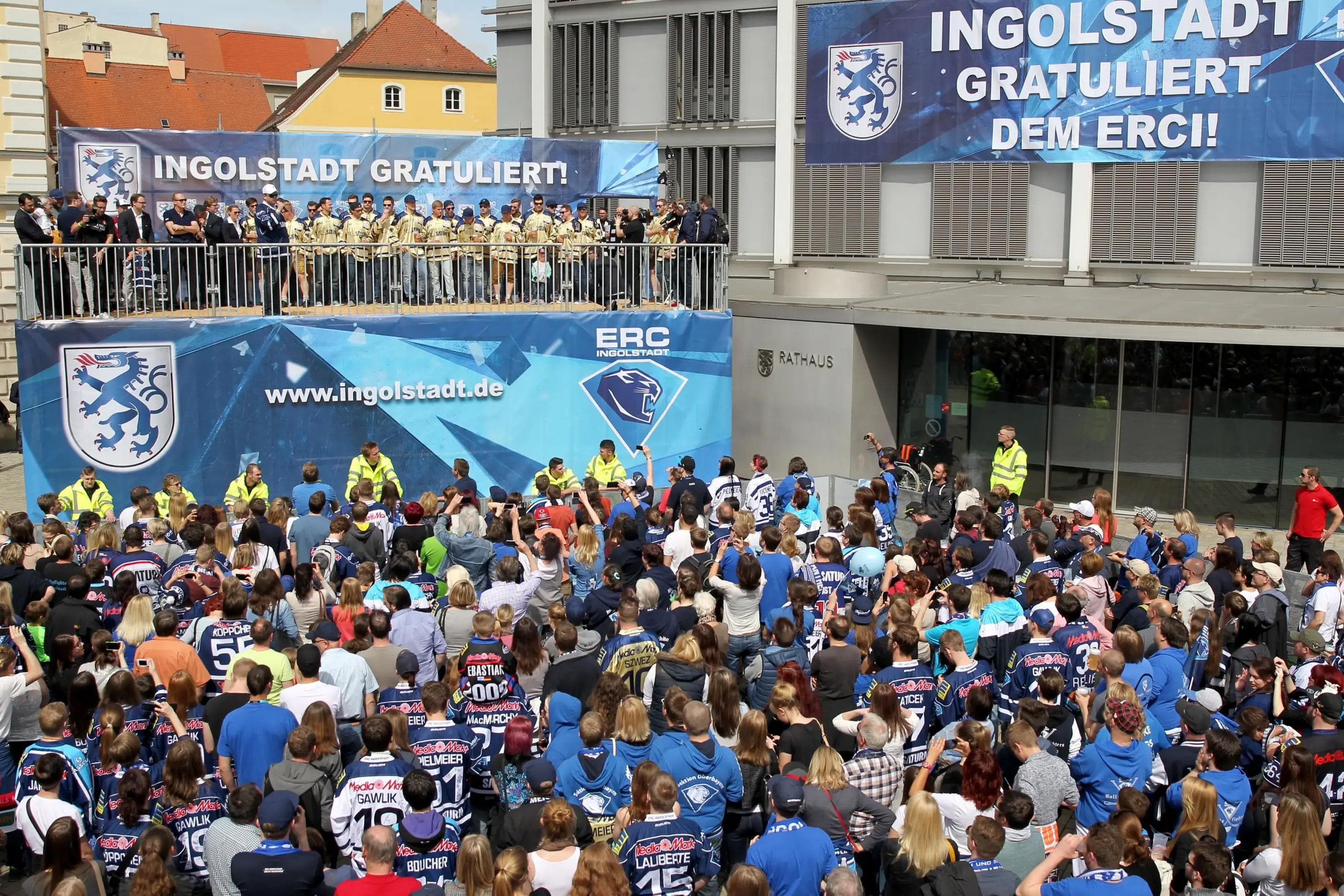 Ingolstadt gratuliert dem ERC...