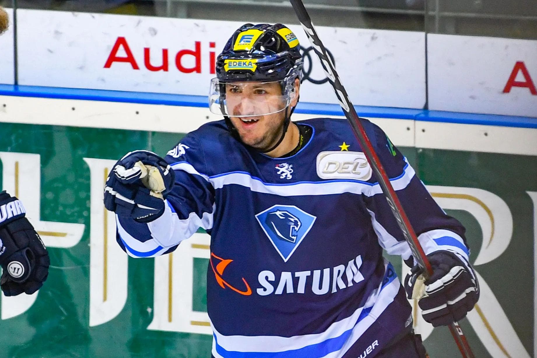 Pat Cannone beim Torjubel. Foto: Oliver Strisch / st-foto