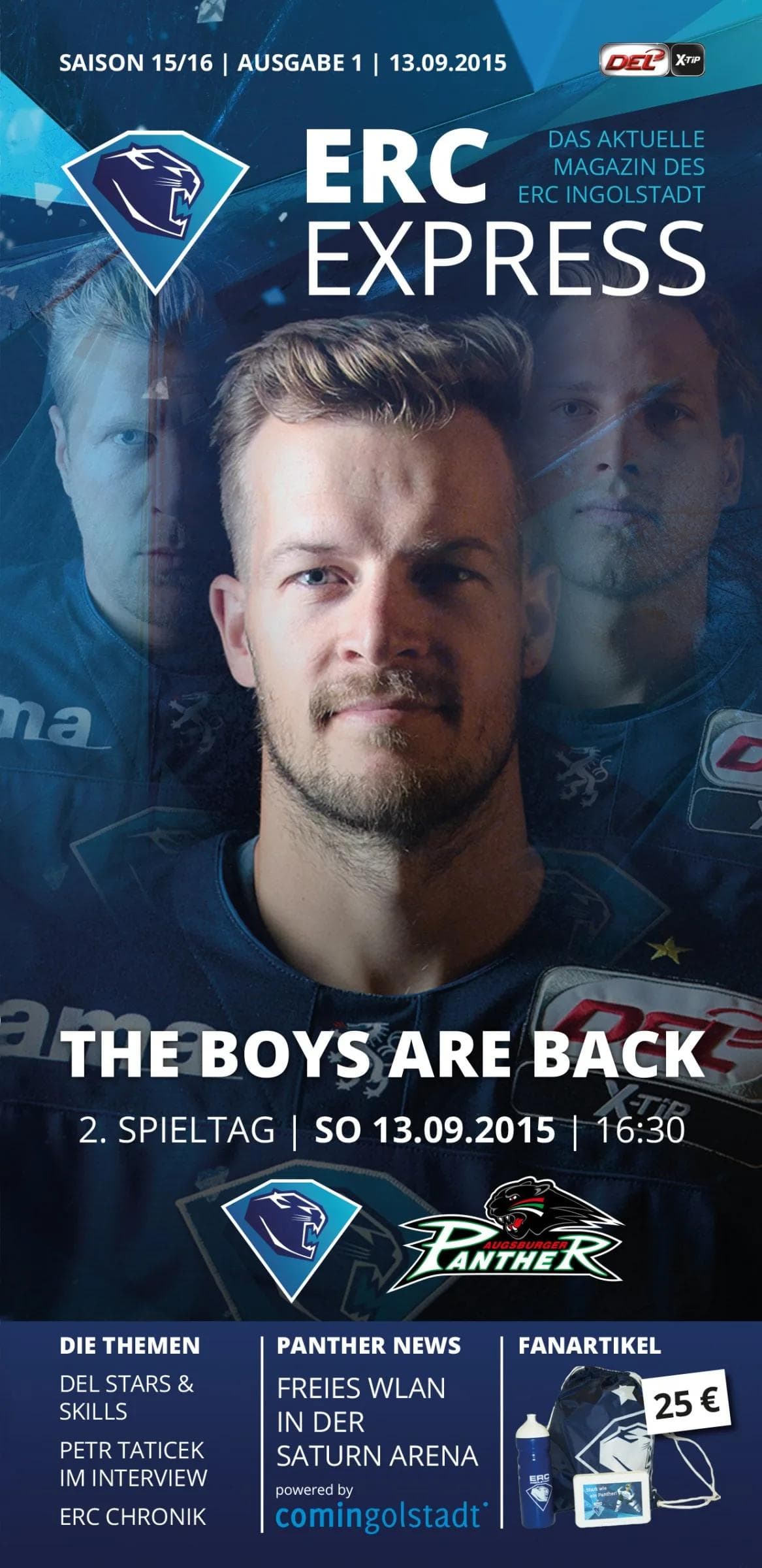 Der handliche ERC Express ist ab heute wieder in der Saturn Arena erhältlich.