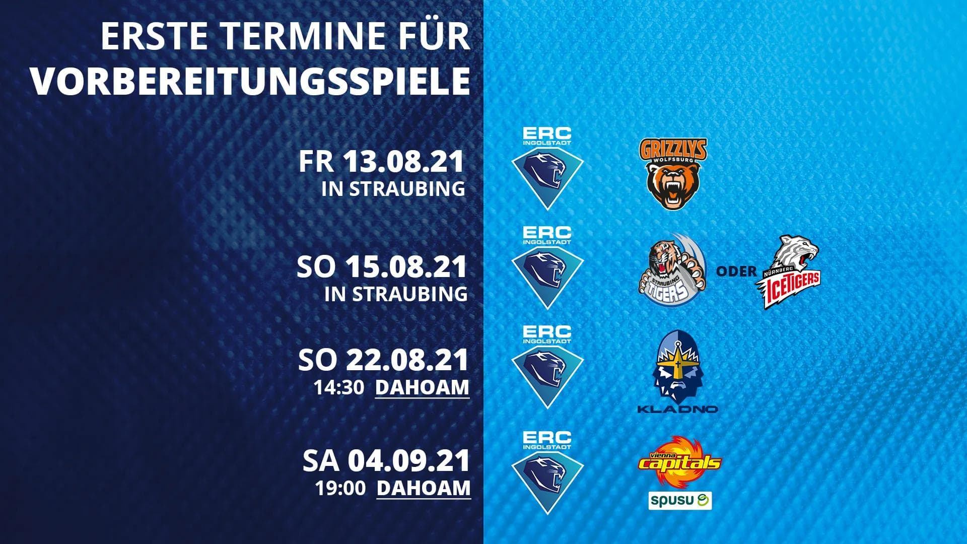 Die ersten vier Vorbereitungsspiele stehen fest.
