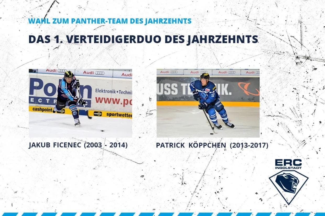 Jakub Ficenec und Patrick Köppchen sind die ersten beiden von insgesamt sechs Verteidigern im Team des Jahrzehnts.