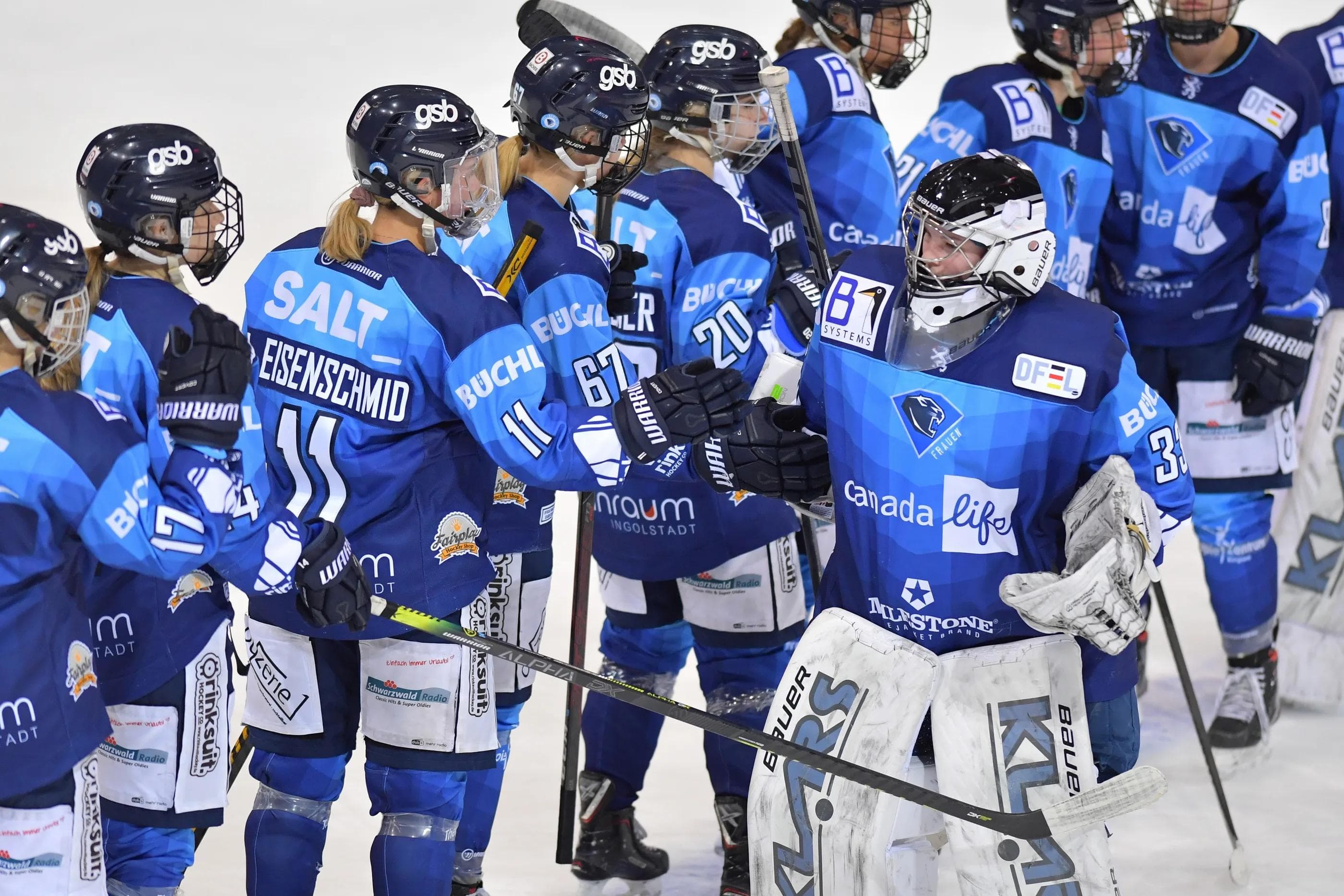 Die Pantherinnen konnten sich am Ende des Final-Four Turniers über Platz drei freuen.
Foto: Johannes Traub/JT-Presse.de