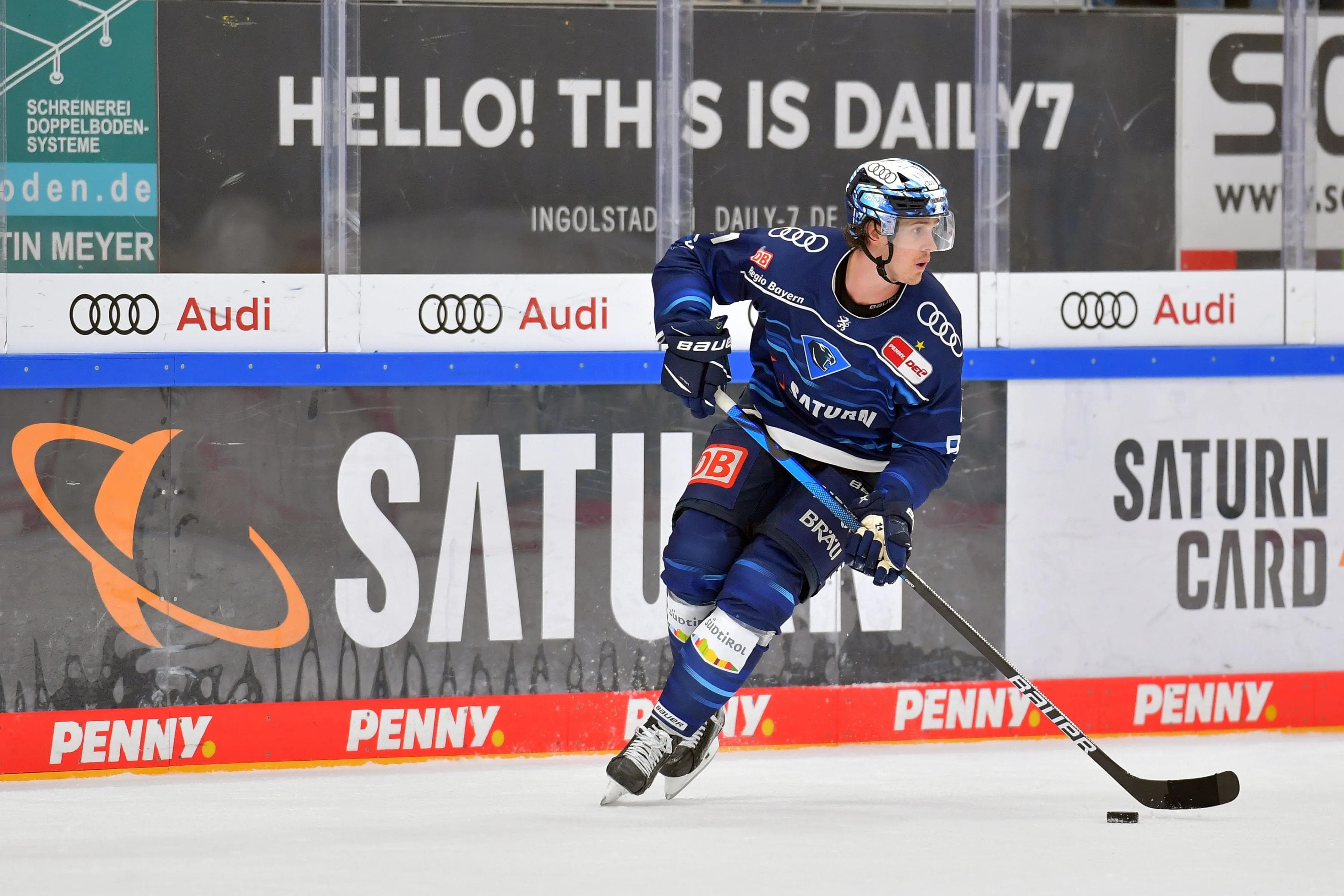 Louis-Marc Aubry traf am Freitag in Bietigheim doppelt.
Foto: Johannes Traub/JT-Presse.de