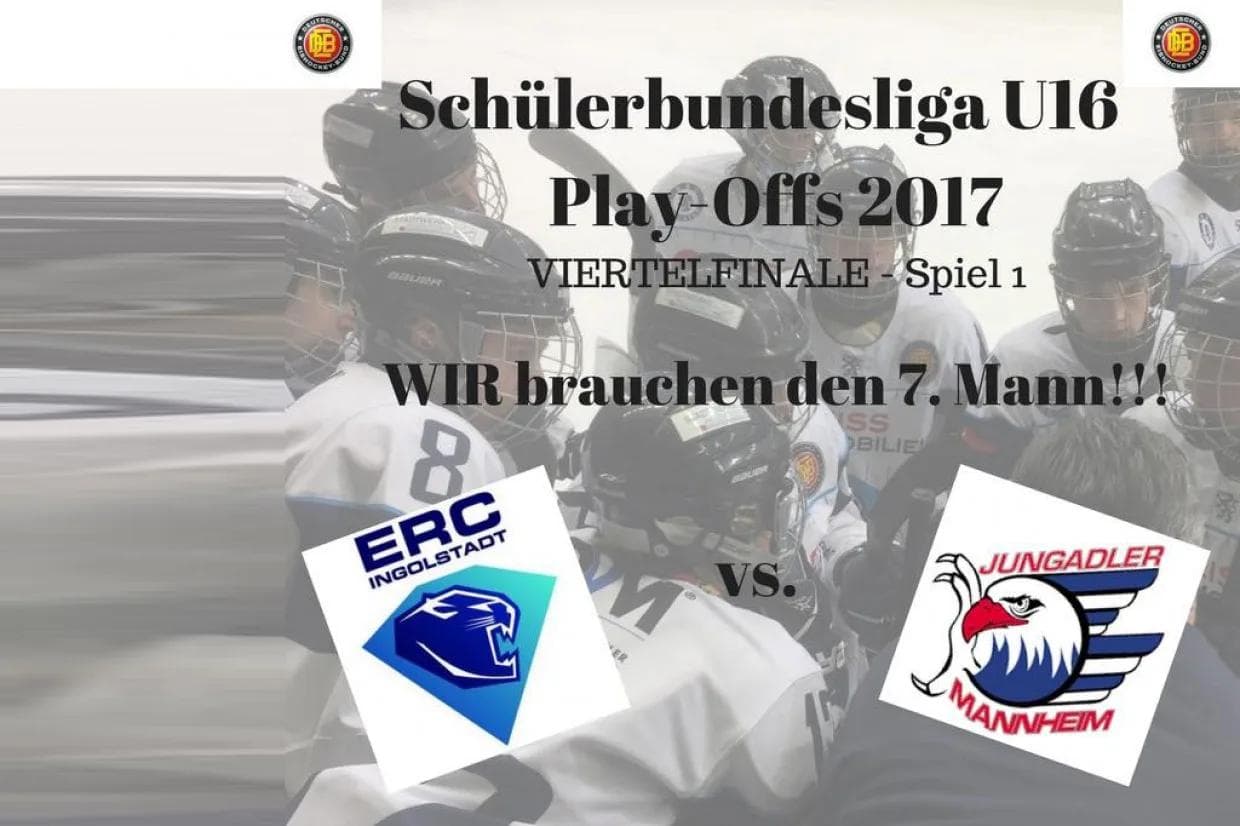 Die Schülermannschaft spielt am Mittwoch ihr erstes Playoff-Viertelfinalspiel - gegen die Adler Mannheim.