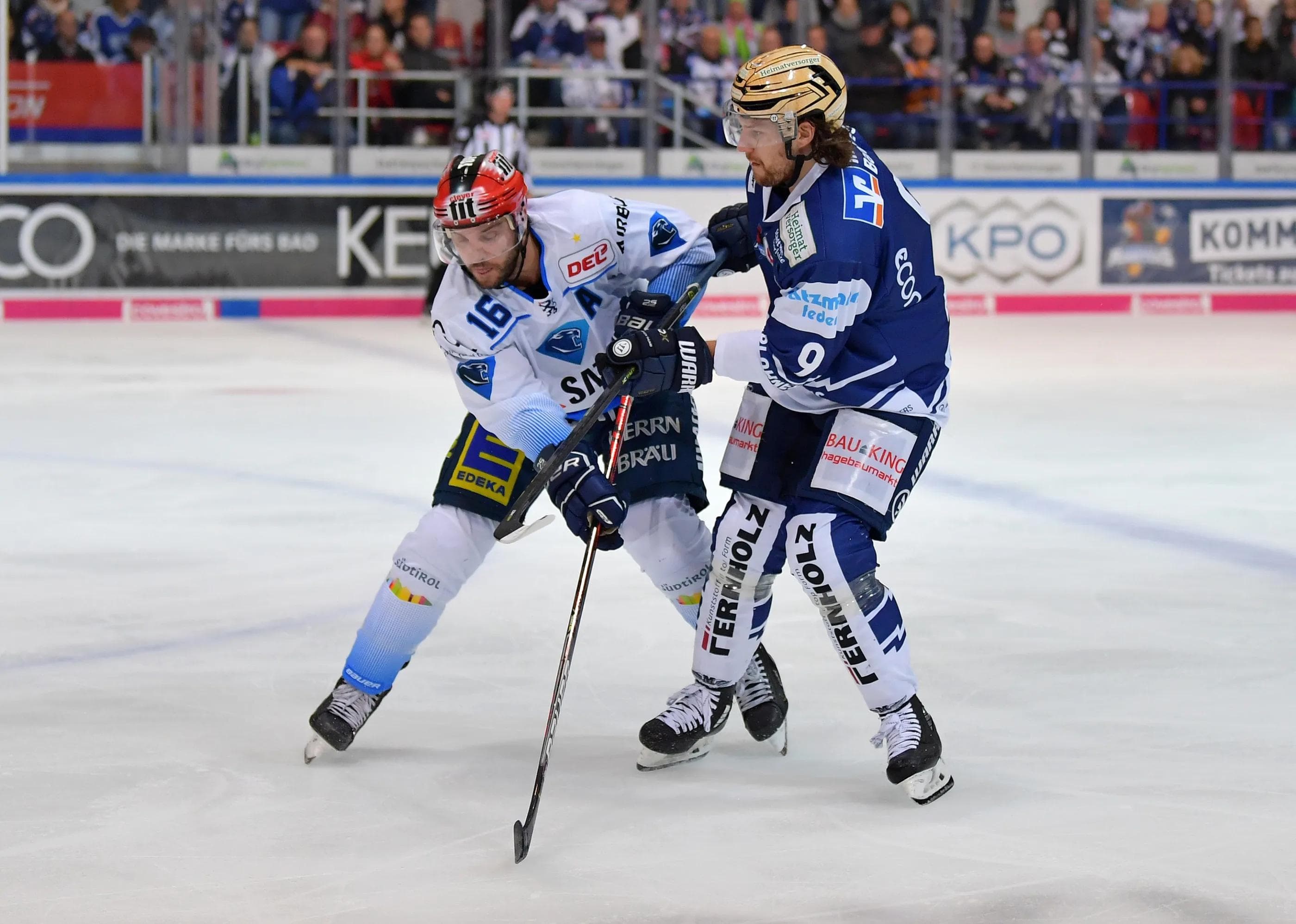 Beim letzten Aufeinandertreffen des ERC und Iserlohn waren Brett Olson und Brett Findlay noch Kontrahenten. Nun kämpfen die Namensvetter im gleichen Team.
Foto: City-Press