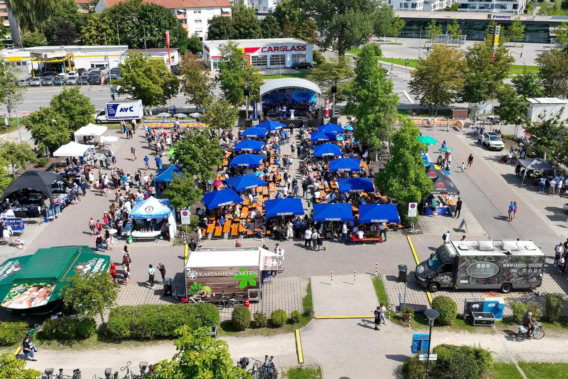 Eventfläche der Saisoneröffnungsfeier.
Foto: Johannes Traub/JT-Presse.de