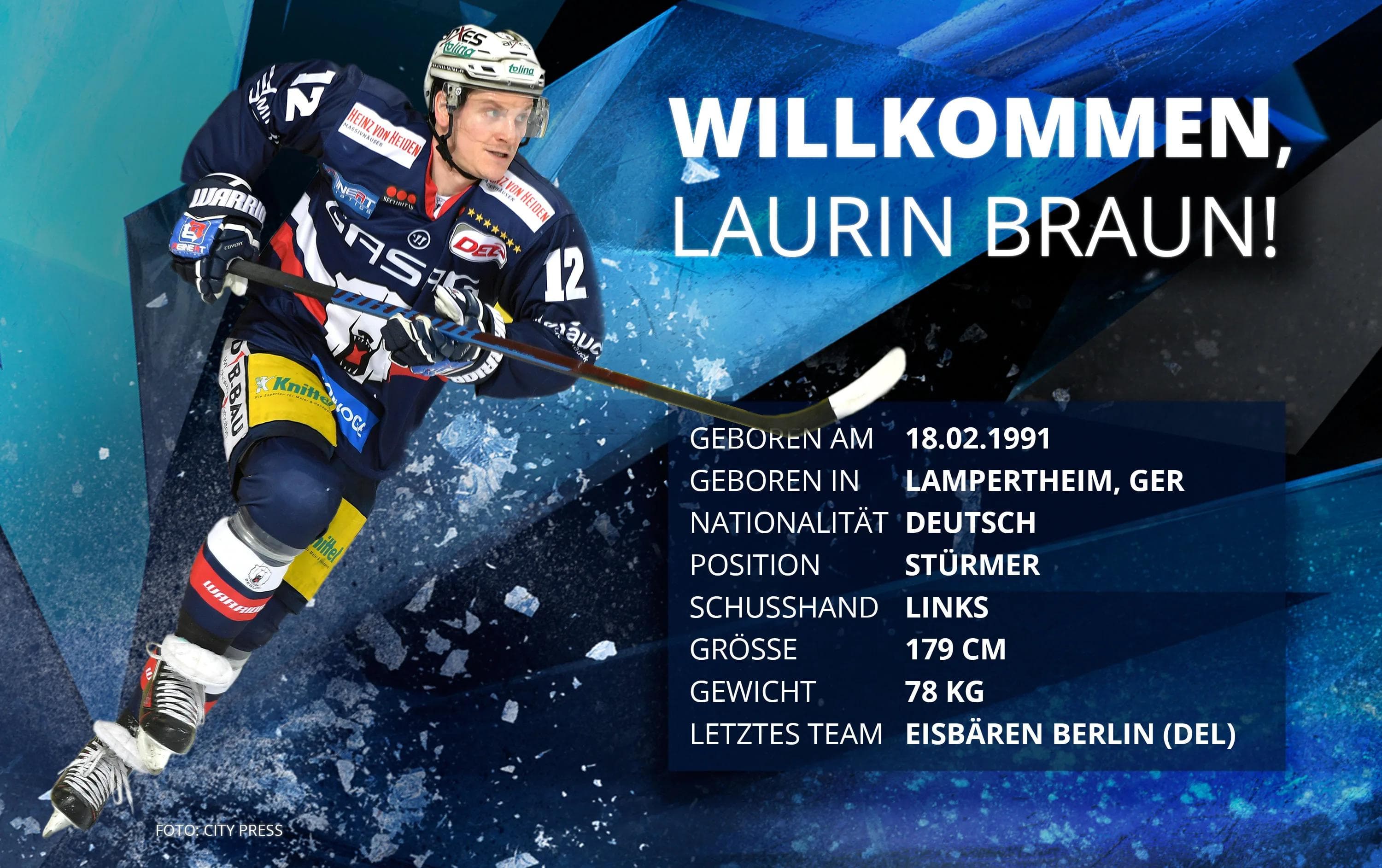 Die Nummer 91 der Panther: Laurin Braun.