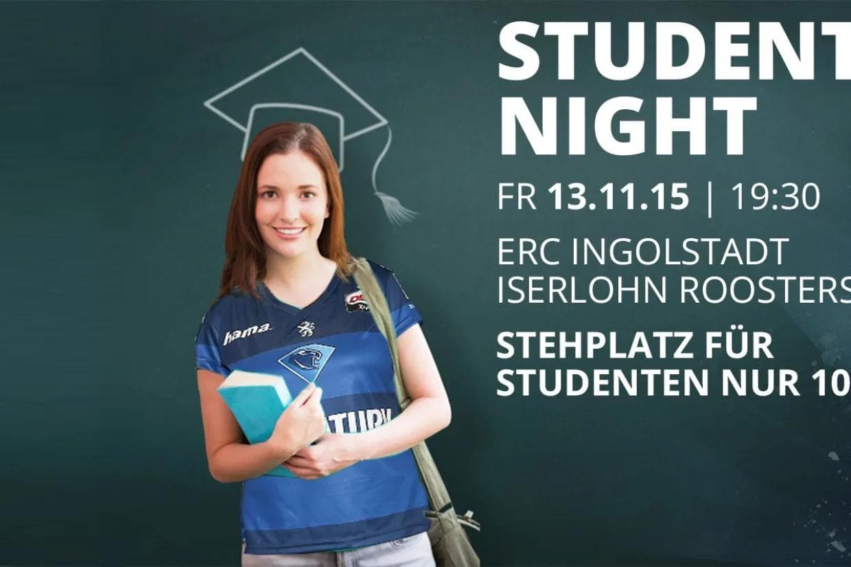 Kommenden Freitag steigt das erste Freitagheimspiel des ERC in dieser Saison - mit einer Student Night. Foto: Fotolia