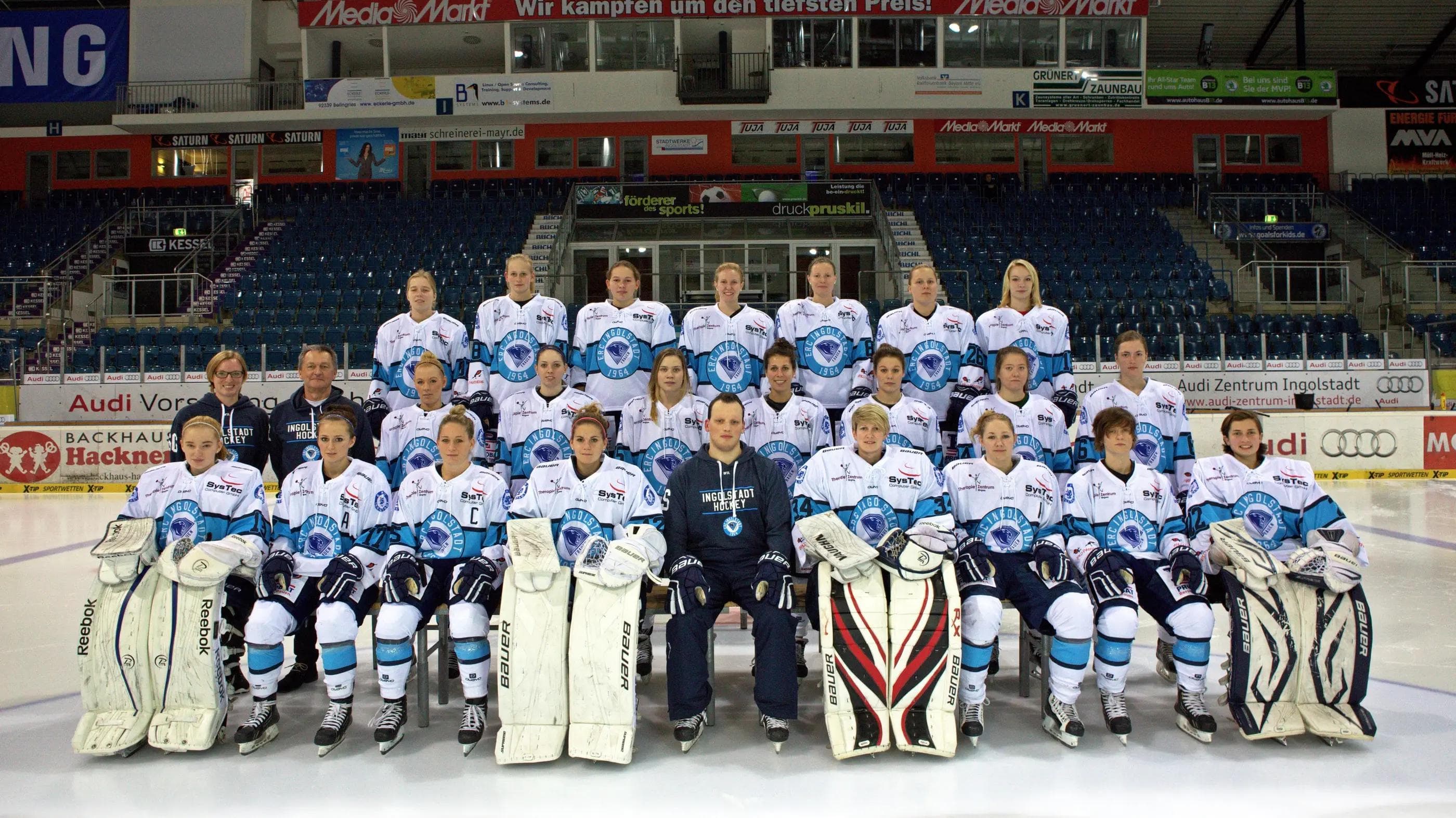Das Frauenteam des ERC Ingolstadt spielt in der Saison 2015/15 in der Spitze mit.