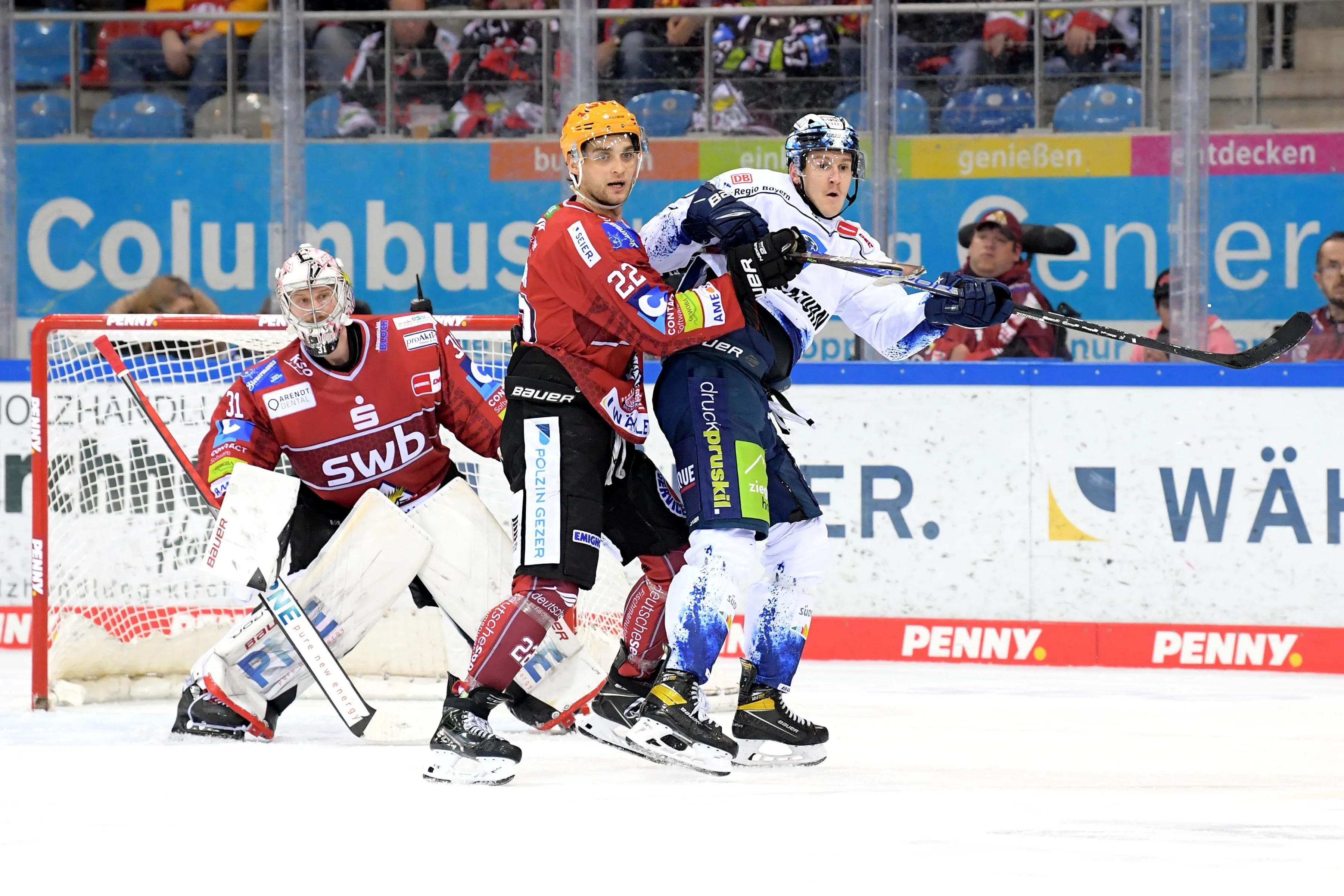 In einem engen Spiel setzten sich die Panther mit Jerome Flaake in Bremerhaven durch.
Foto: DEL-Photosharing