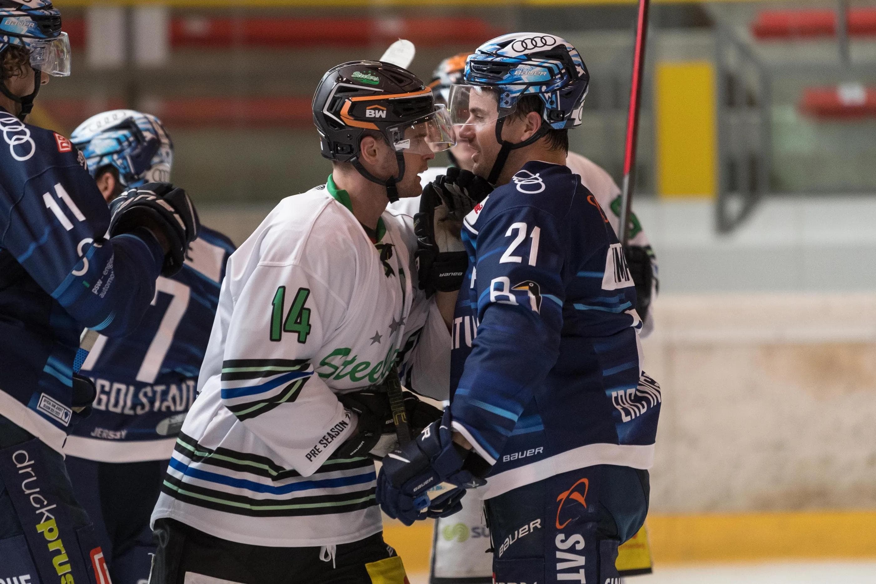 Wayne Simpson und die Panther sehen sich morgen den Bietigheim Steelers gegenüber.
Fotocredit: Passion2Press/Markus Fischer Passion2Press.de