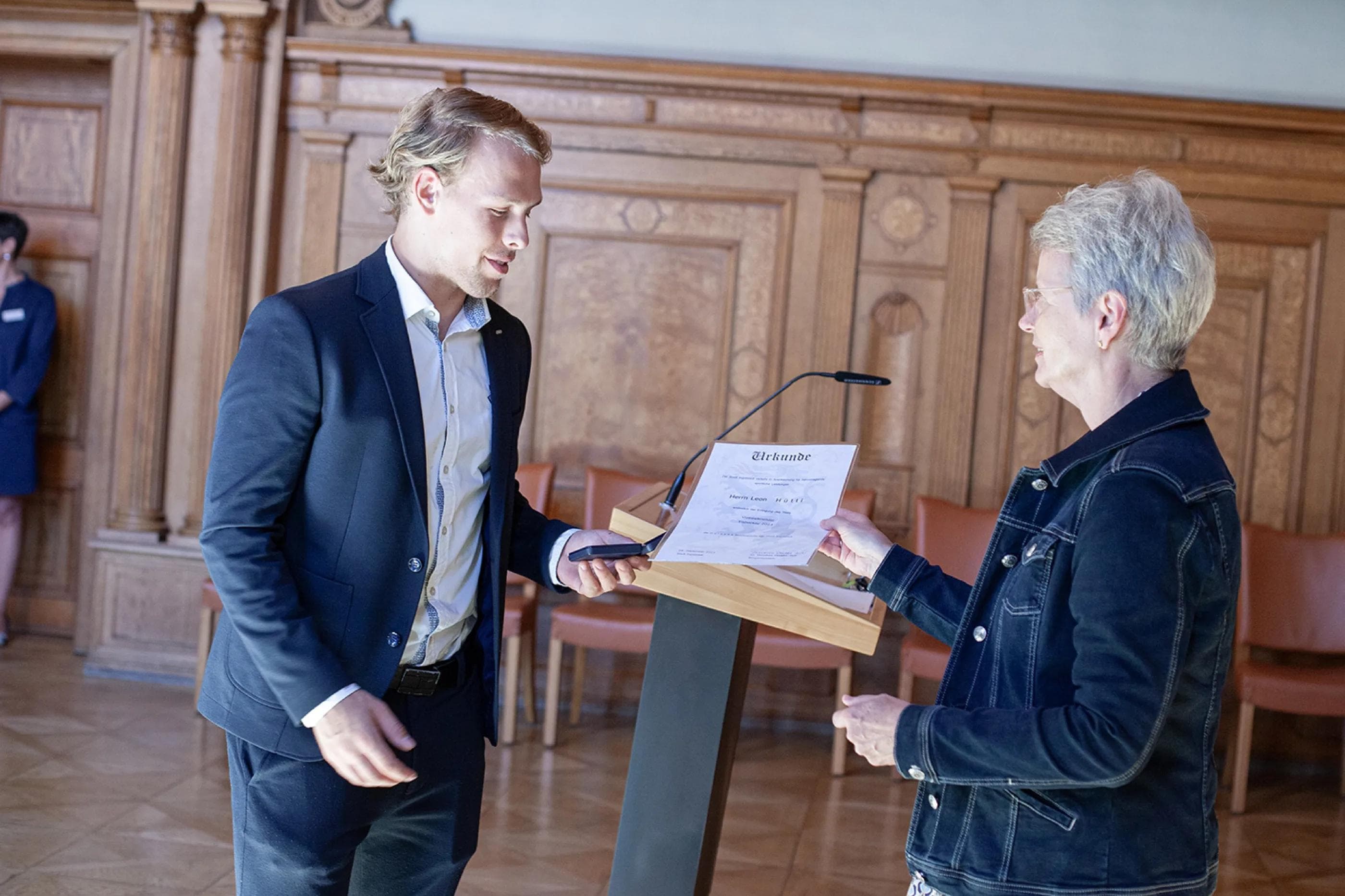 Drei Panther erhalten goldene Sportmedaille
