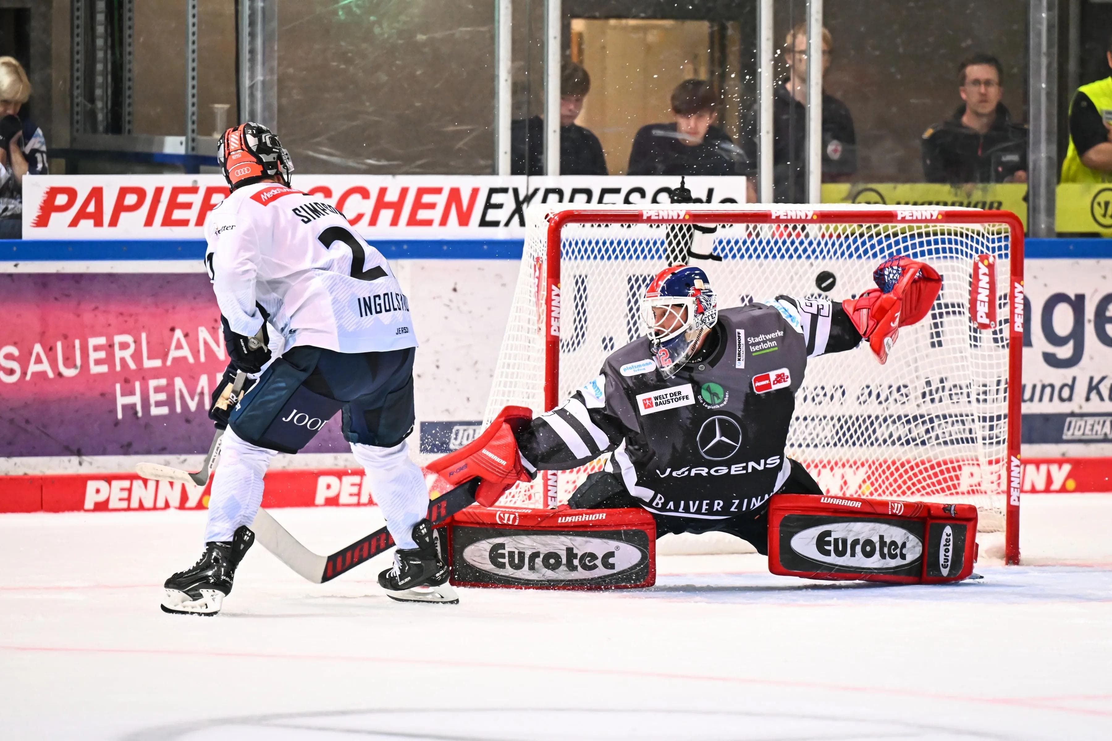 Wayne Simpson verwandelte den entscheidenden Penalty.
Foto: DEL-Photosharing