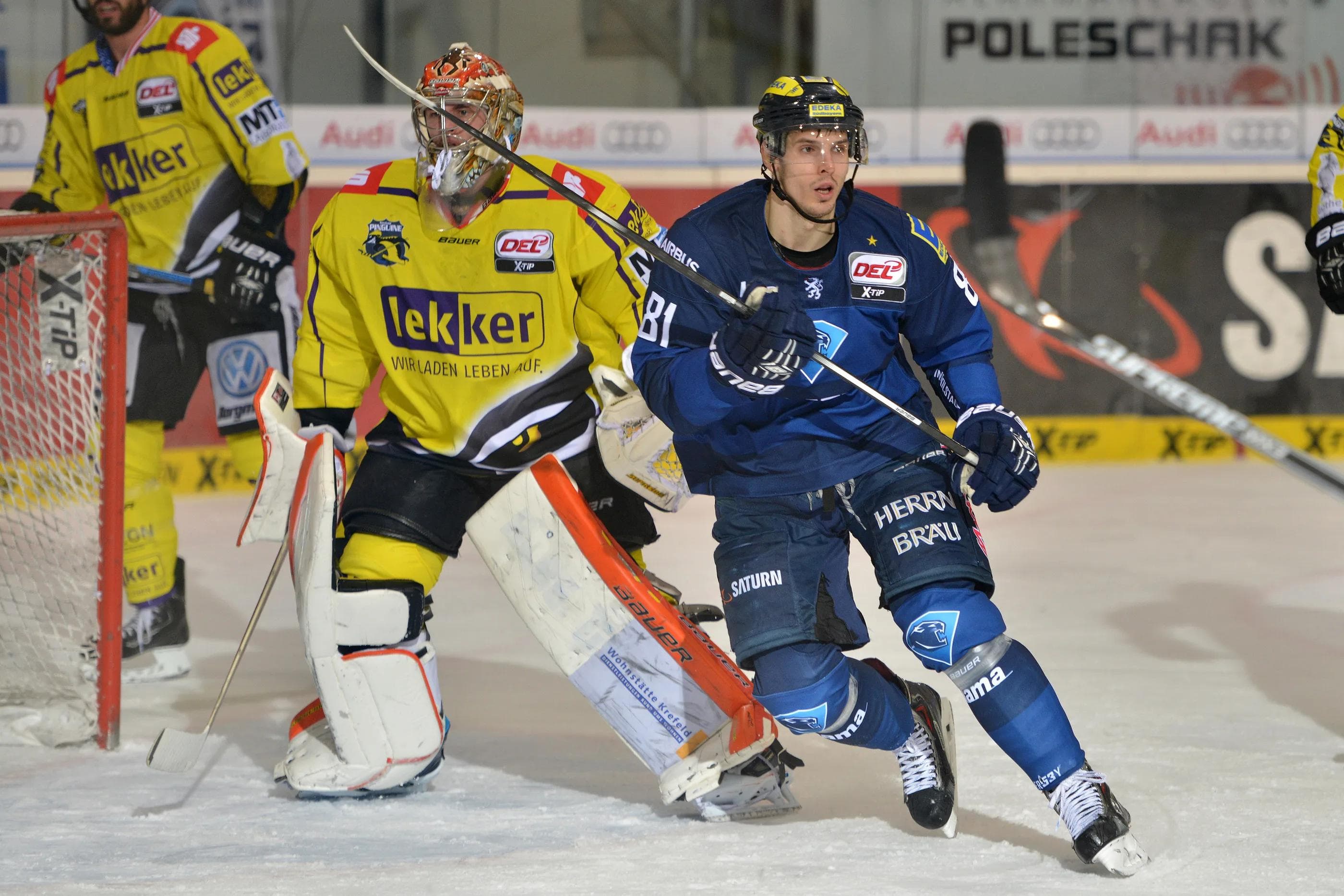 Tomas Kubalik (hier in einem Spiel gegen Krefeld) tritt im kommenden Jahr nicht mehr für die Panther an. Foto: ST-Foto.de / Johannes TRAUB