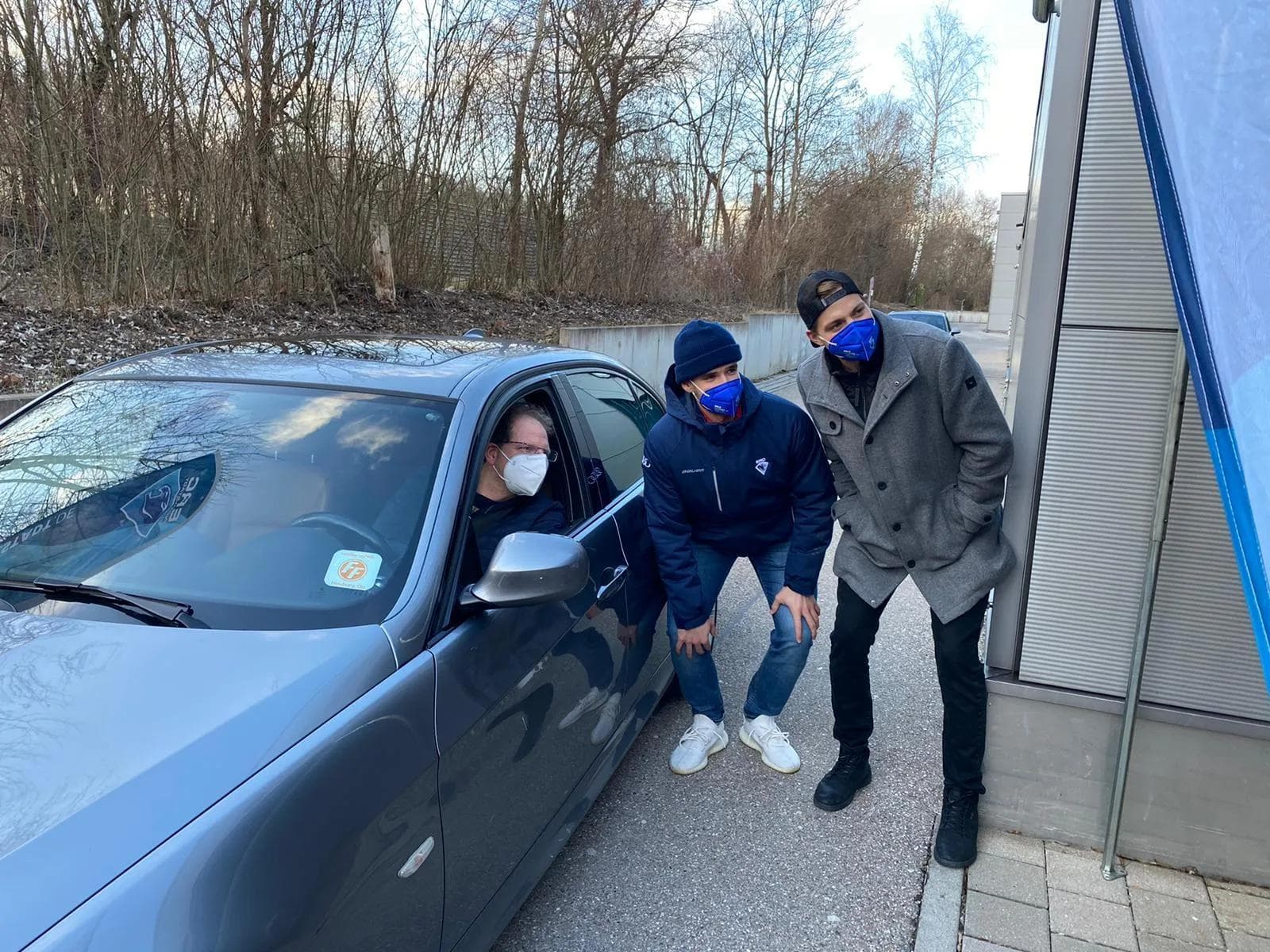 Garret Pruden und Michael garteig beim Foto.