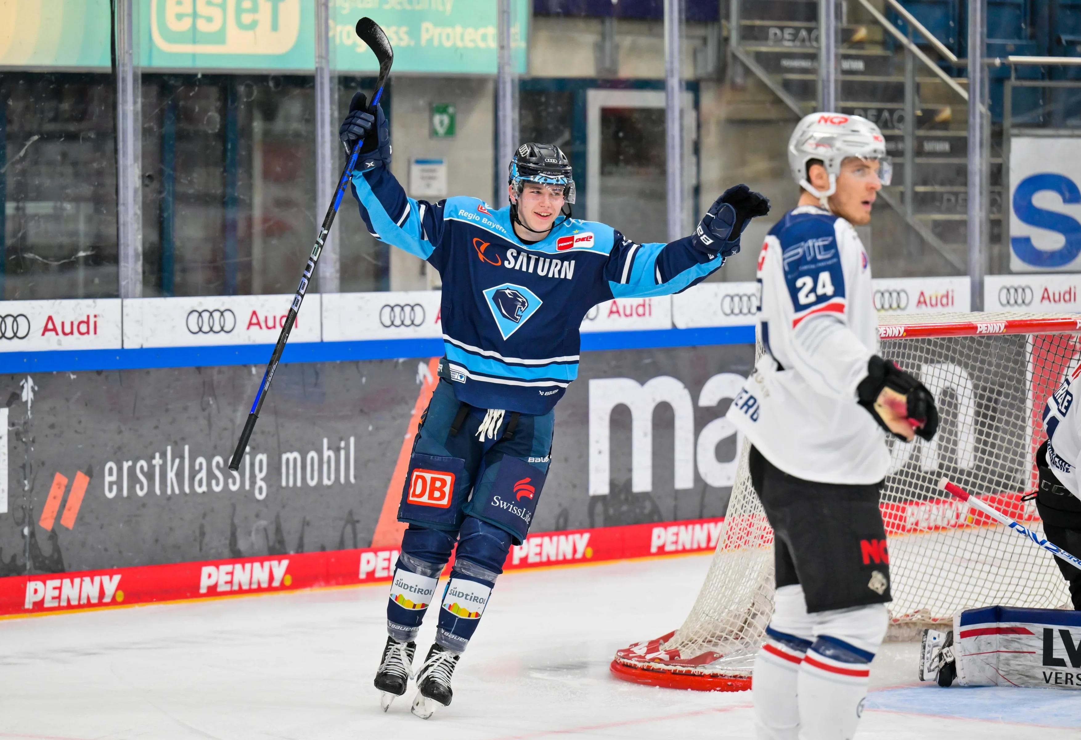 Philipp Krauß stellte mit drei Scorerpunkten in einem Spiel eine neue persönliche Bestmarke auf.
Foto: Johannes Traub/JT-Presse.de