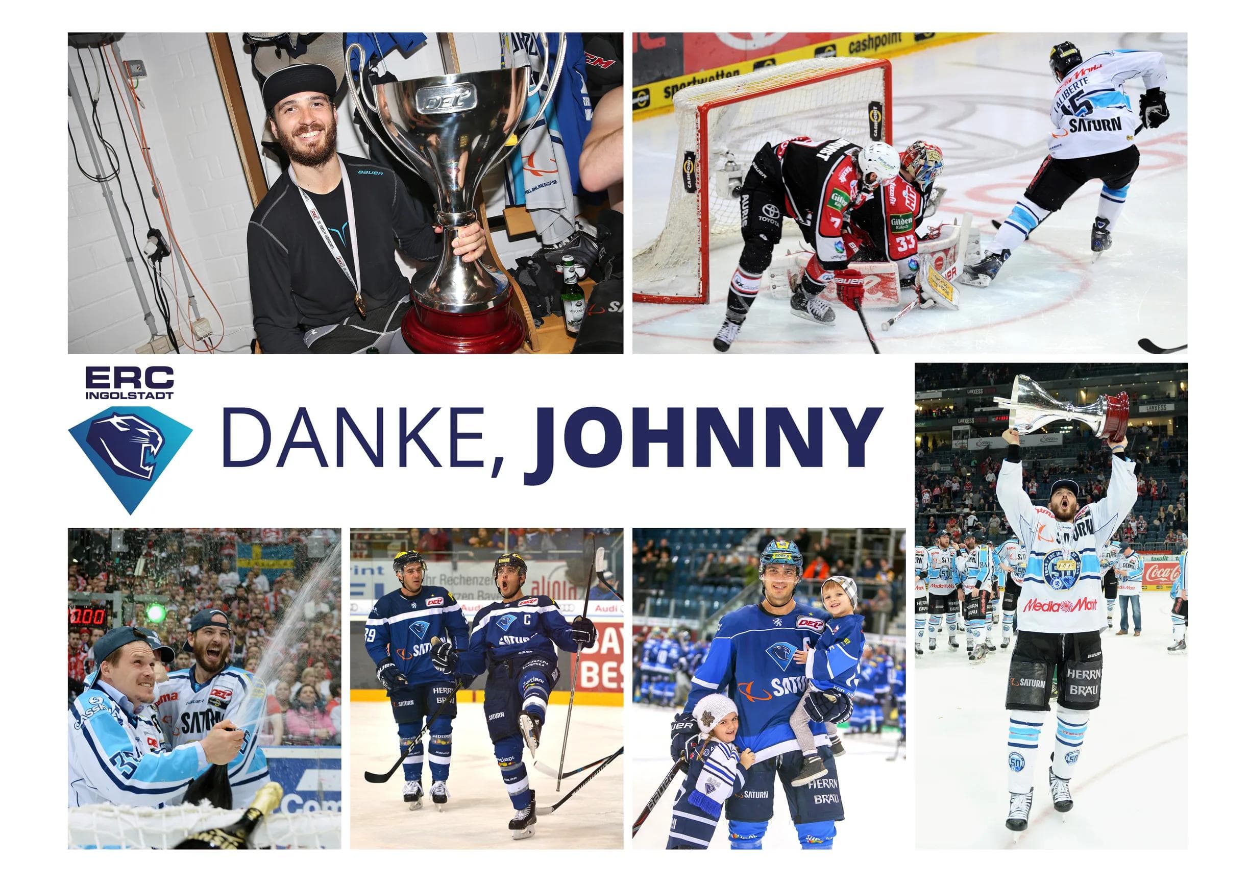 Congrats, Johnny! John Laliberte beendet seine Karriere als einer der größten Spieler der ERC-Geschichte. Fotos: City Press, kbumm, st-foto
