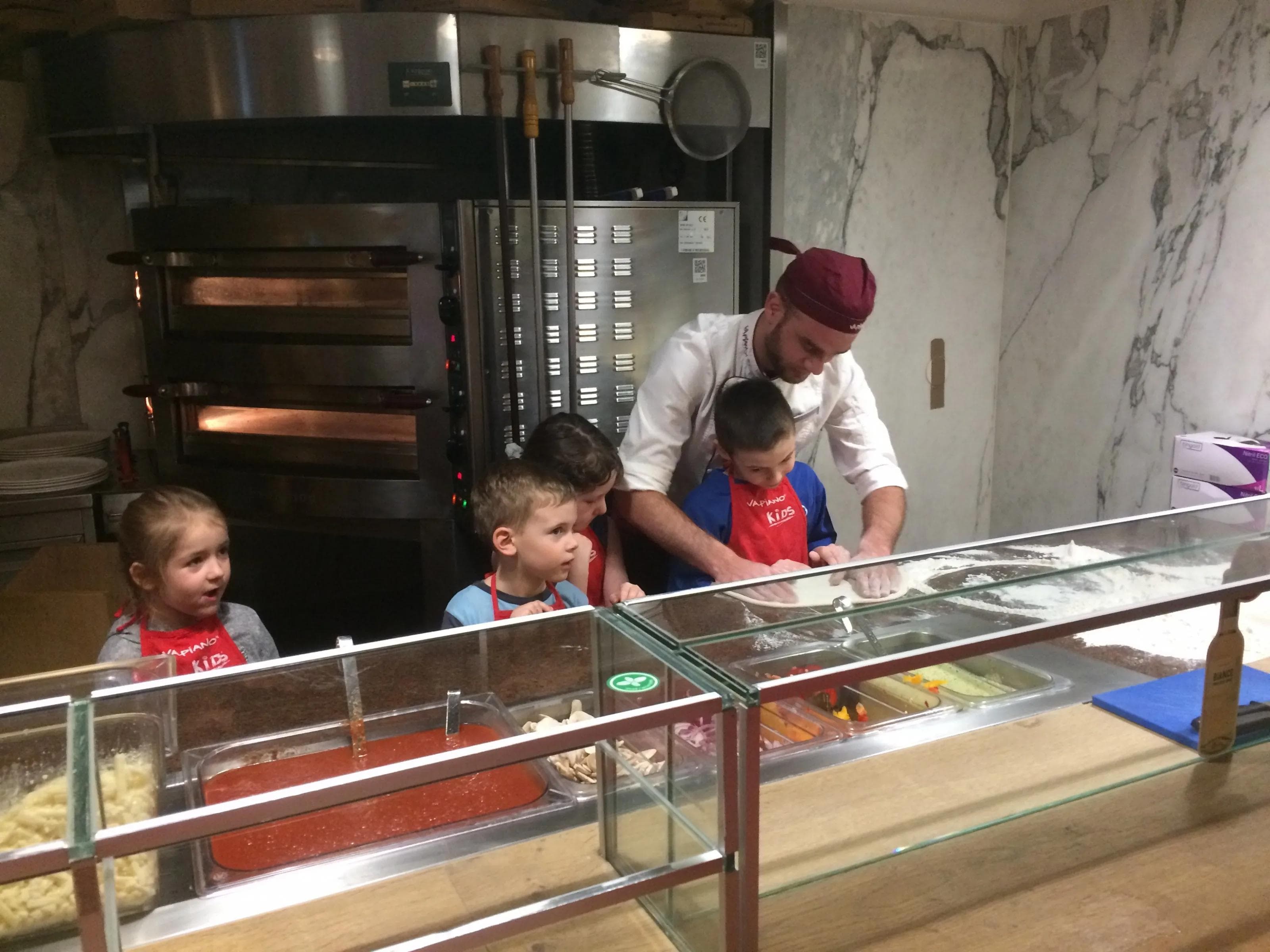 Pizzabacken im Vapiano