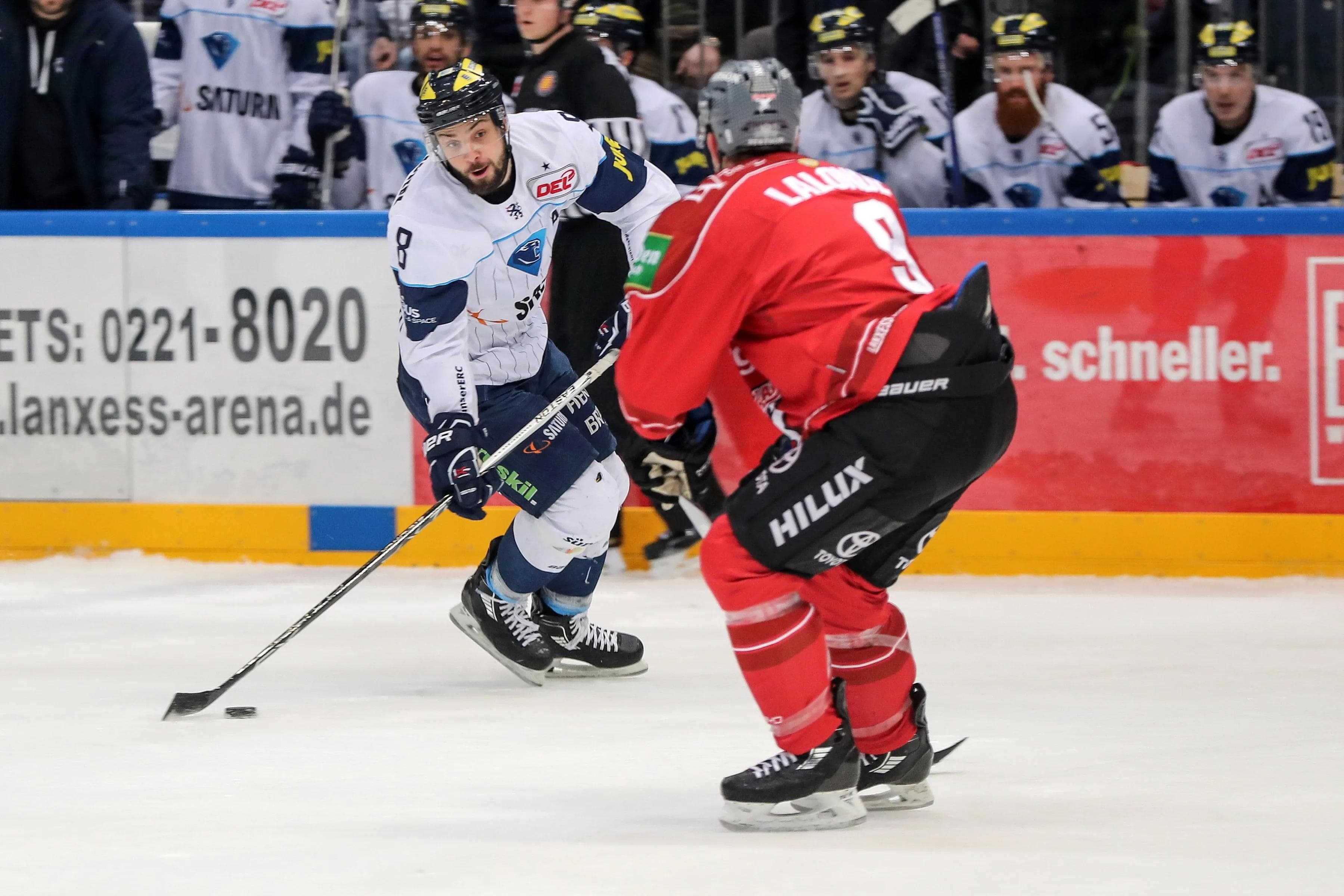 Thomas Oppenheimer und seine Panther treffen auf die Kölner Haie. Foto: Bösl / kbumm.de