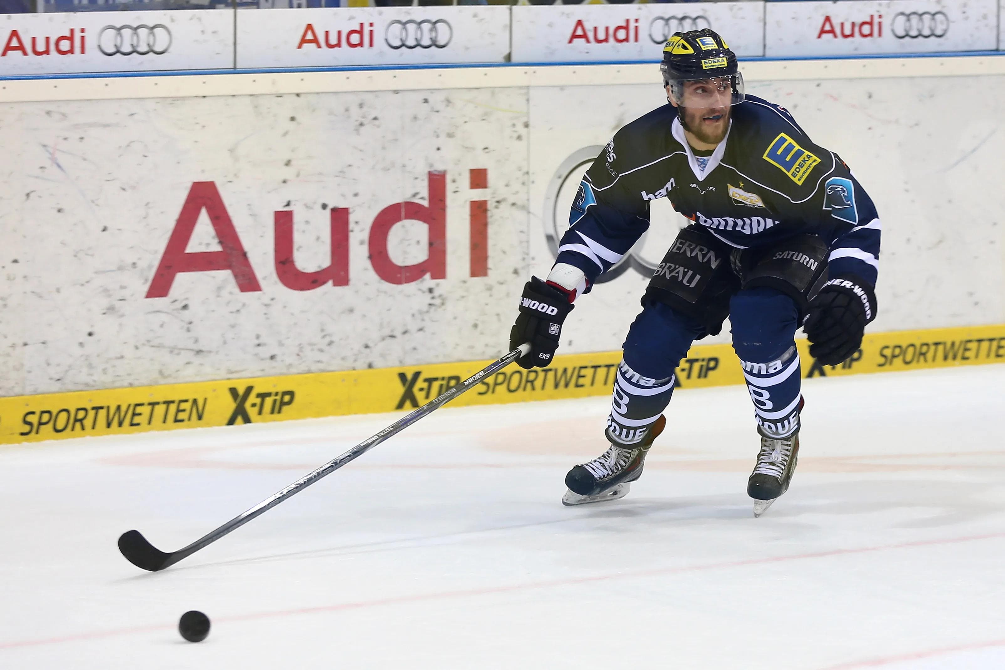 Stephan Kronthaler brachte in Spiel 5 eine hervorragende Leistung. Heute kämpft er mit den Panthern in Spiel 6. Foto: Stefan Bösl / kbumm.de