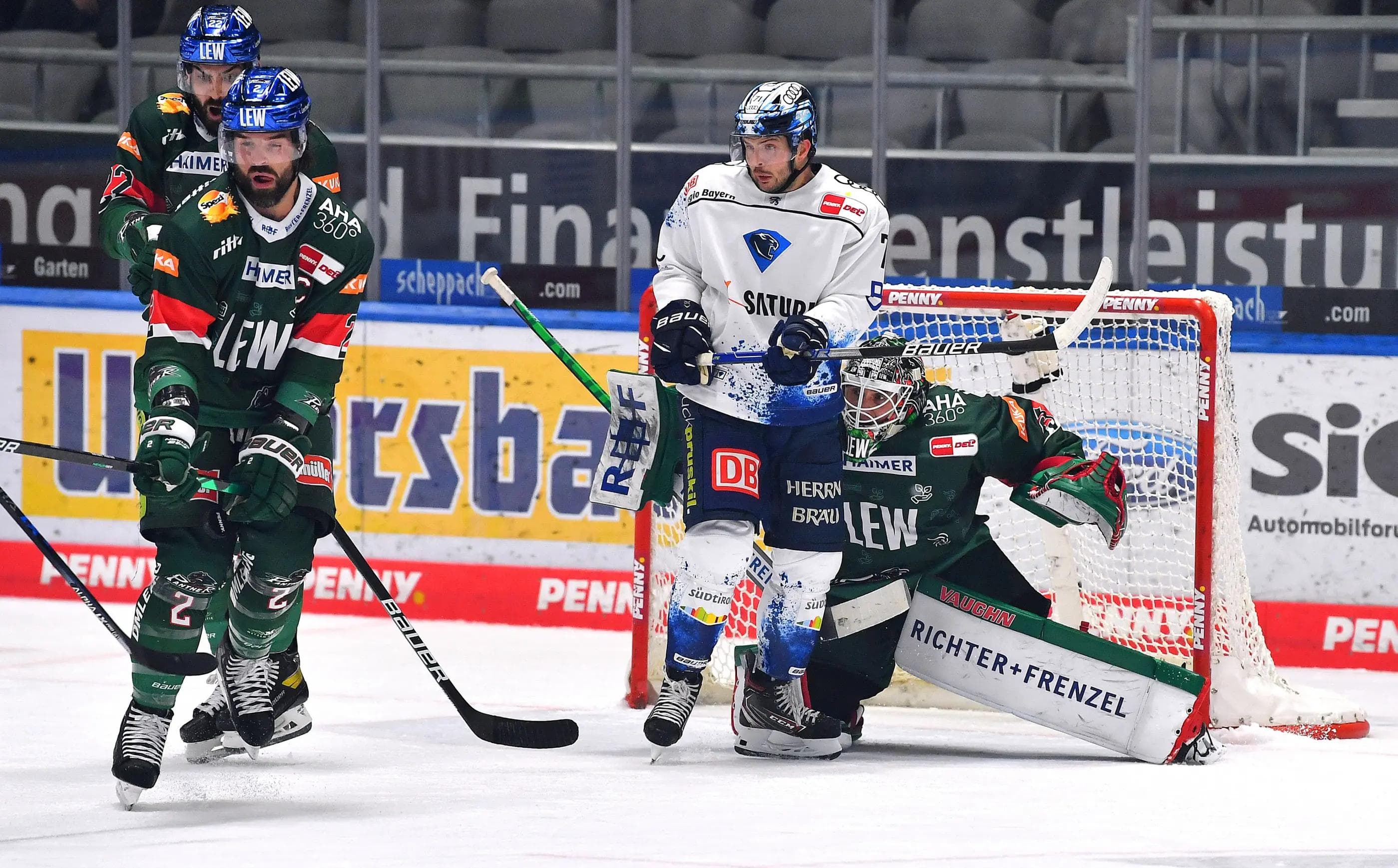 Lediglich Justin Feser war für den ERC erfolgreich.
Foto: DEL-Photosharing