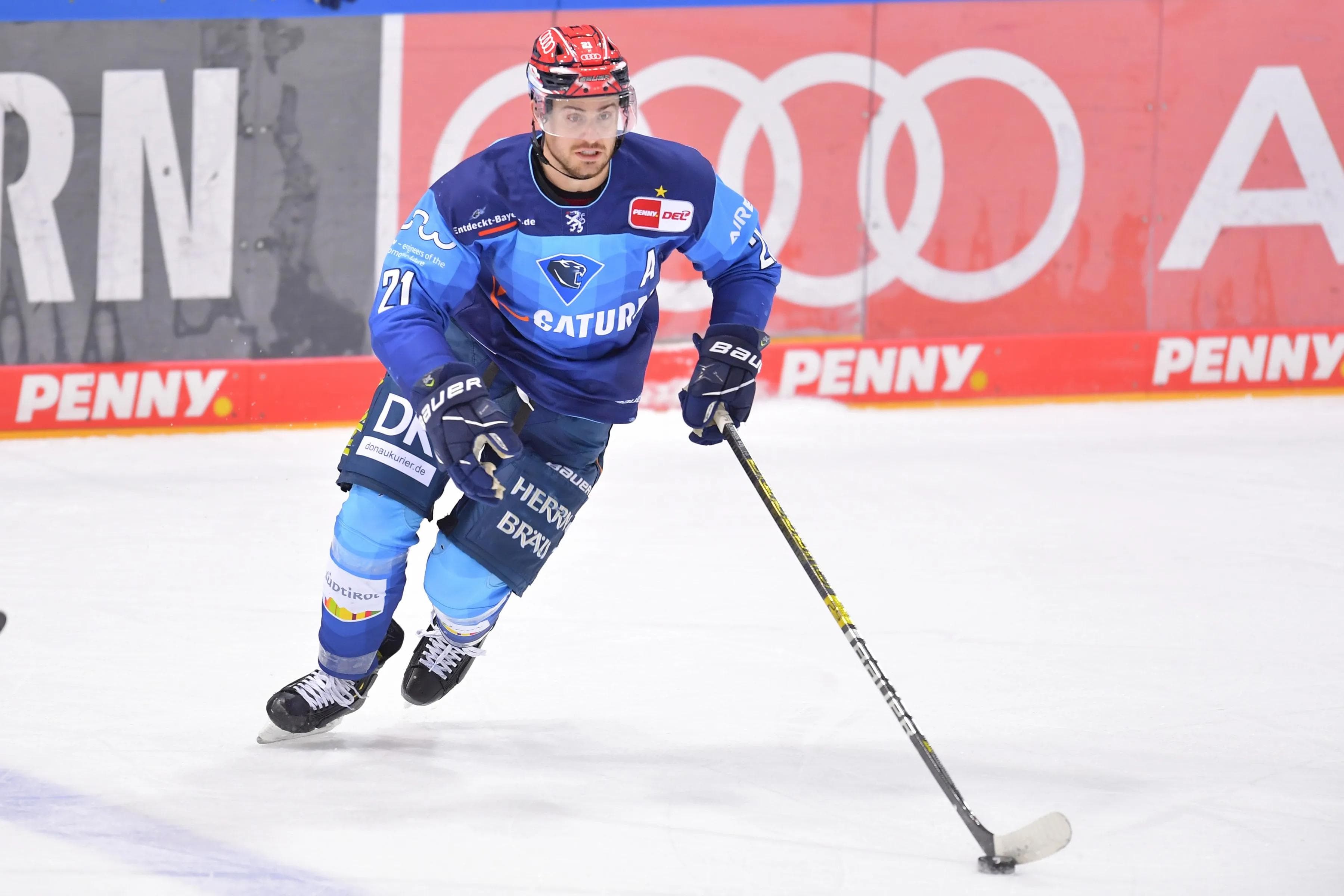 Der Topscorer bleibt. Wayne Simpson läuft auch künftig für die Panther auf.
Foto: Johannes Traub/JT-Presse.de