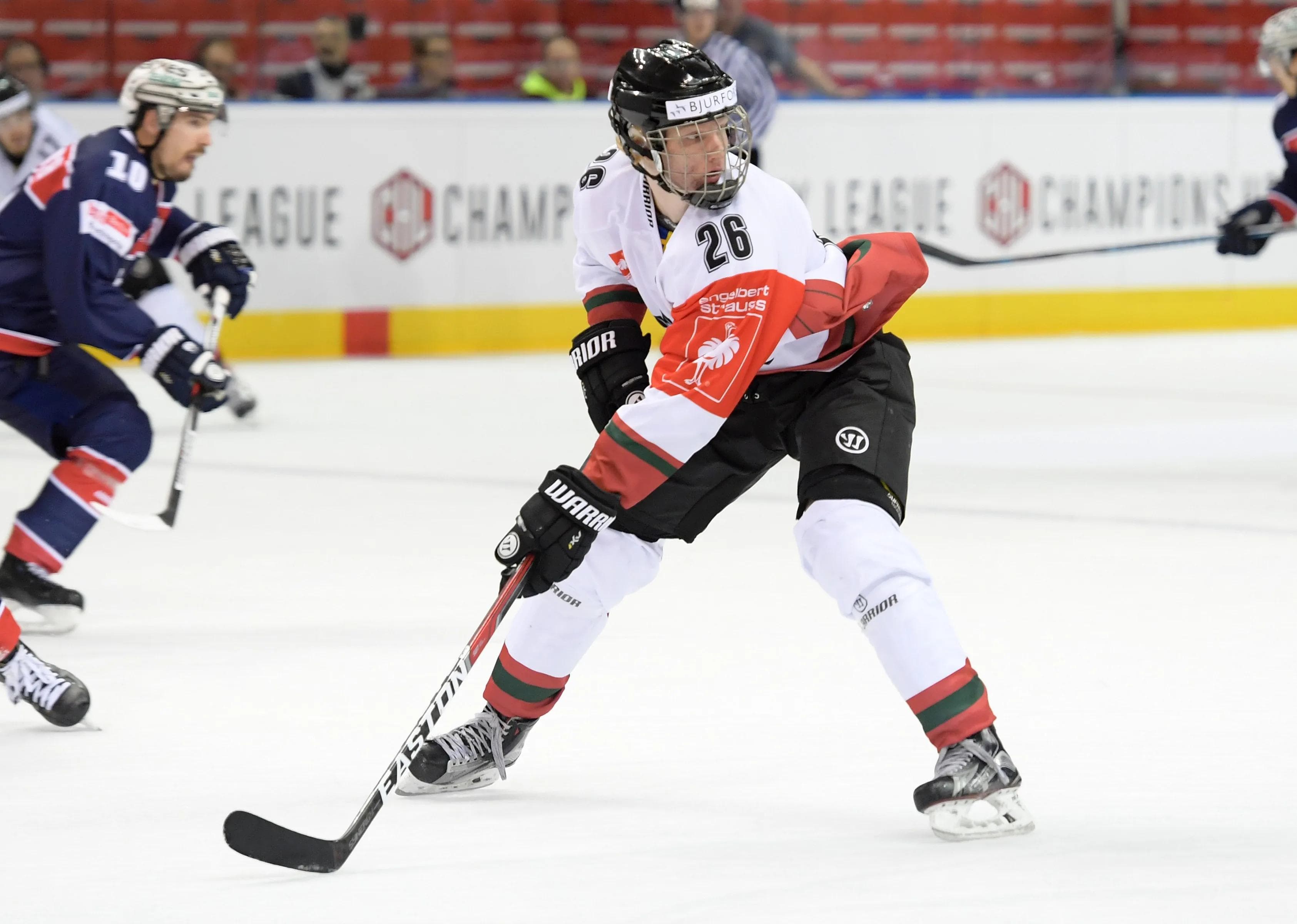 Einer der Nominierten: Supertalent Rasmus Dahlin, hier in einem Spiel der Champions Hockey League. Foto: City Press