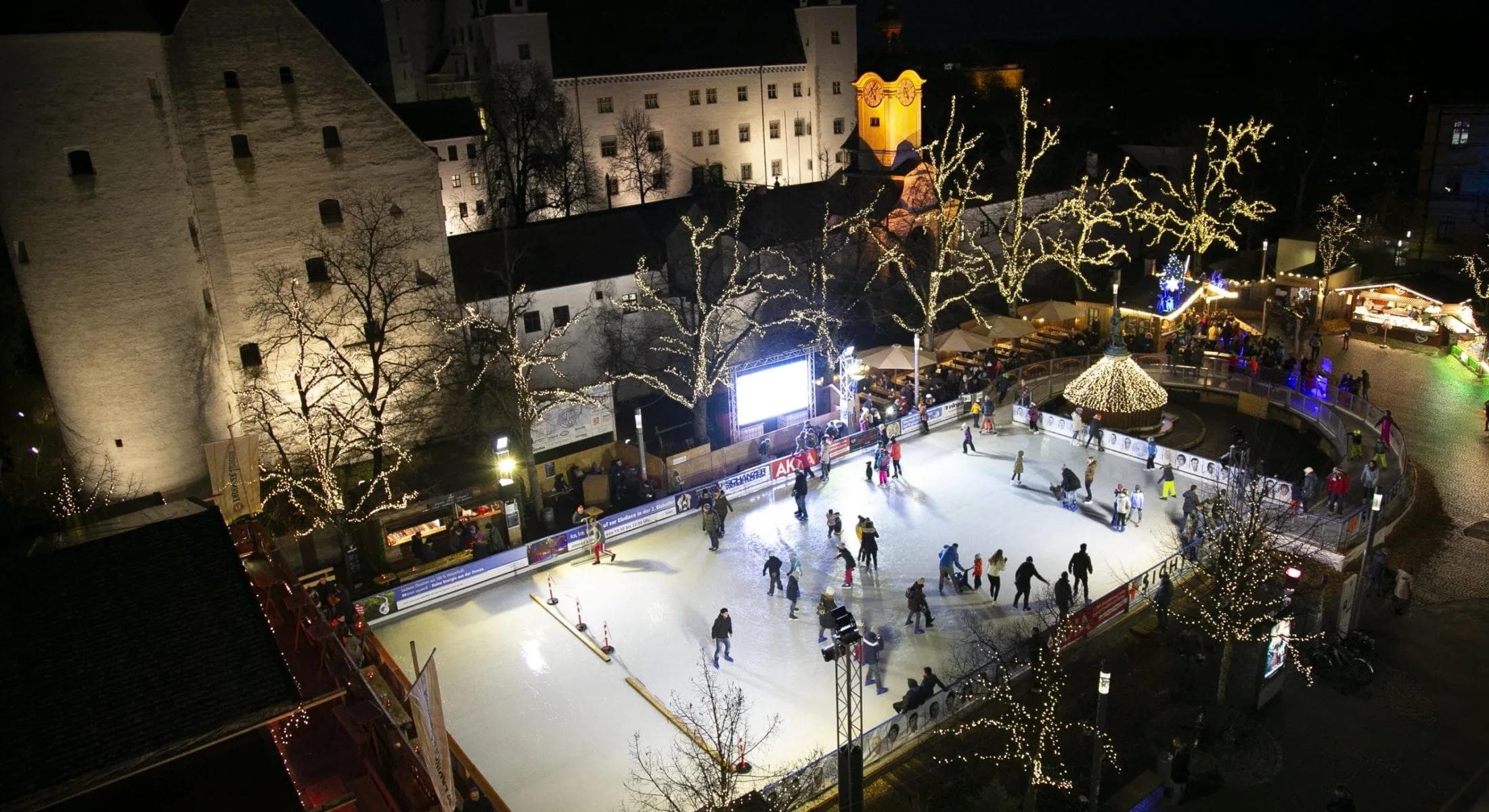 Im Winter-Wunderland am Paradeplatz sind auch die Panther wieder vor Ort.
Foto: IN-City