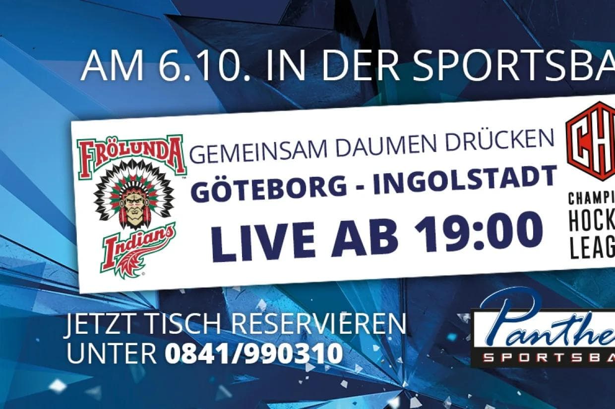 Das Highlight am Dienstag kommt live in der Sportsbar.