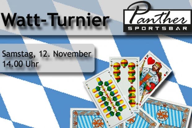 Watt-Turnier in der Panther Sportsbar