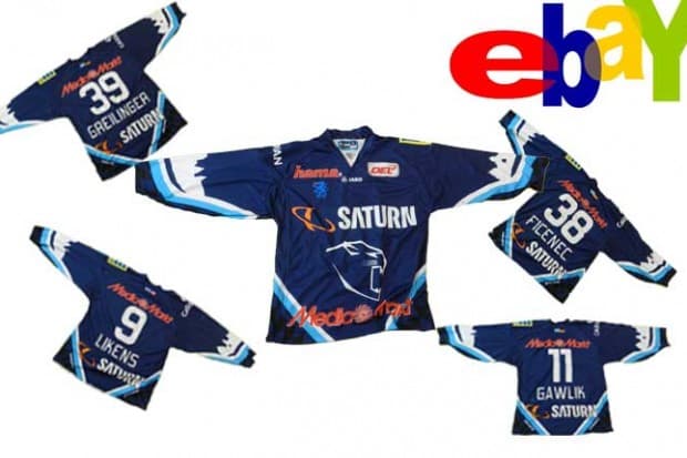 Game-worn Heim- Trikots bei Ebay unter dem Hammer