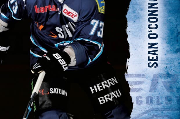 Endlich wieder zurück auf dem Eis: Sean O´Connor! Foto: Bösl - www.kbumm.de