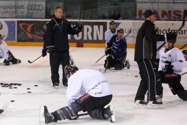 Öffentliches Training beim ERCI. Foto: Bösl - www.kbumm.de