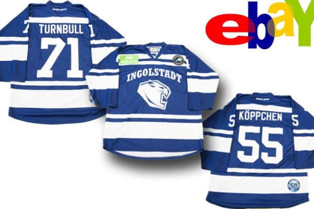 European Trophy Game-worn Trikots bei Ebay