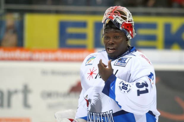 Shut-Out für Fredrick Brathwaite. Insgesamt hielt der Mannheimer Keeper 30 Schüsse. Foto: Stefan Bösl - www.kbumm.de