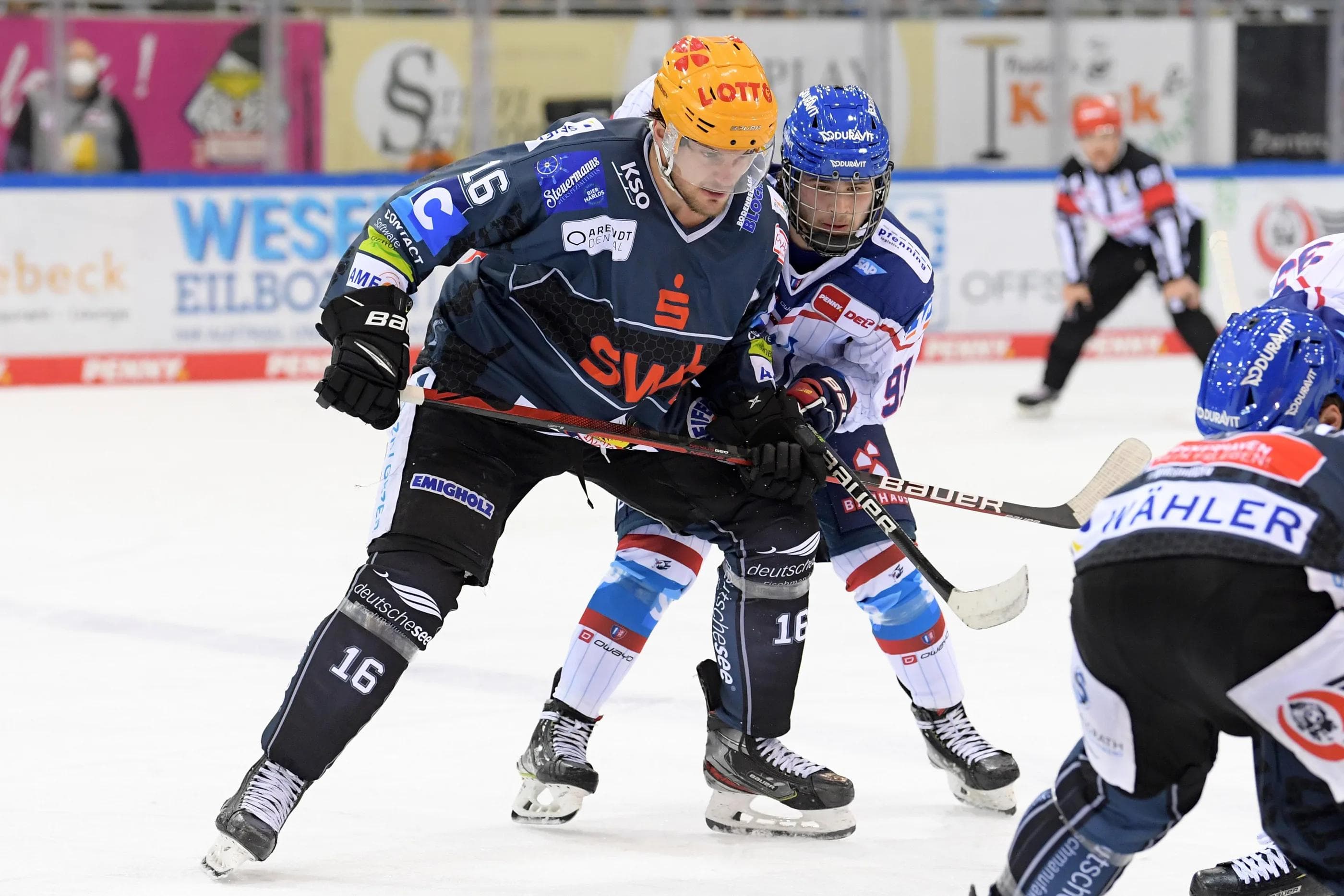 Läuft in der neuen Saison im Panther-Trikot auf: Stürmer Tye McGinn.
Copyright: DEL Photo-Sharing