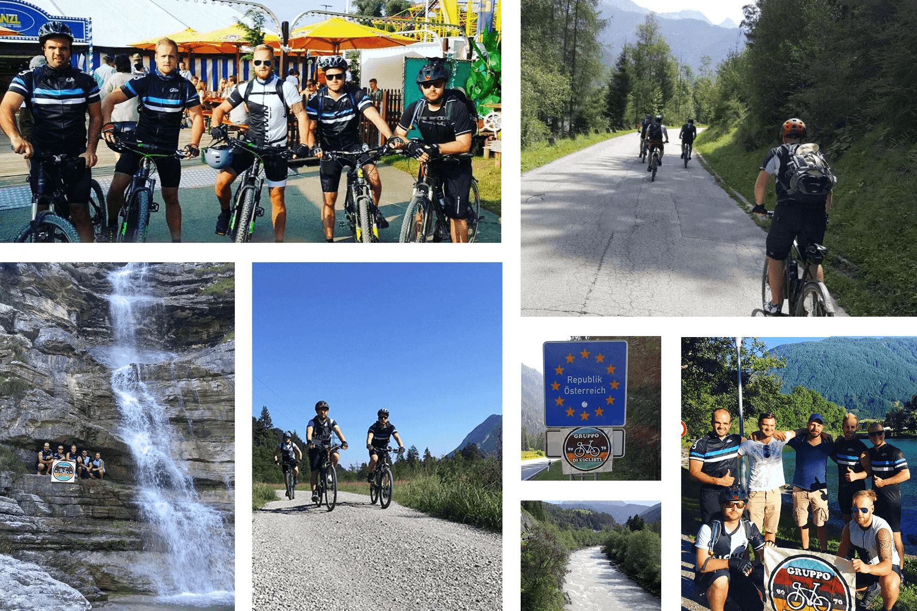 Fünf ERC-Anhänger auf großer Fahrt: Sie überqueren mit dem Radl die Alpen zum Vinschgau Cup. Fotos der Gruppe gibt's auf instagram: gruppo_di_ciclisti