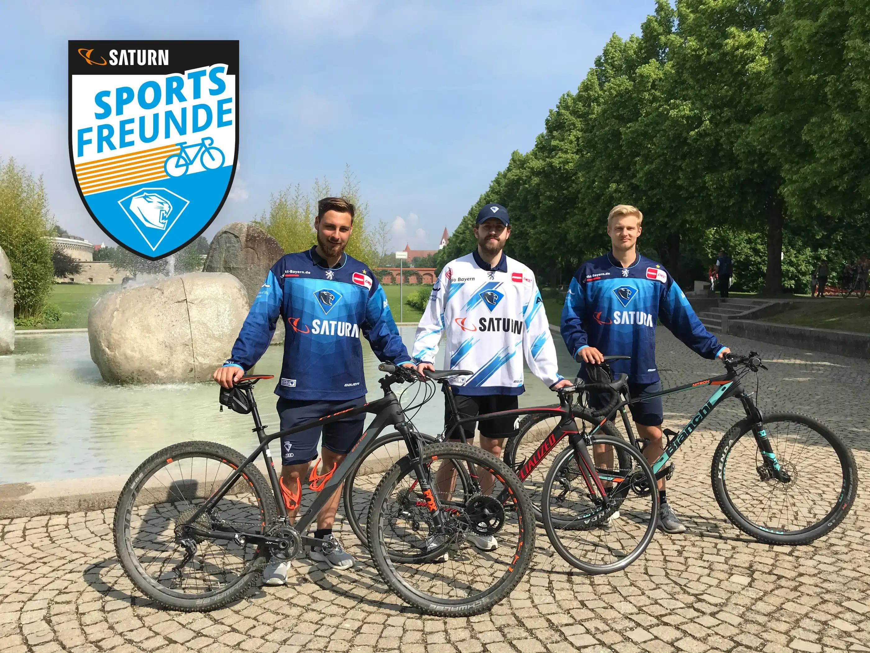 Auch die Pantherprofis Kevin Reich, Wojciech Stachowiak und Emil Quaas beteiligen sich am Stadtradeln Ingolstadt.