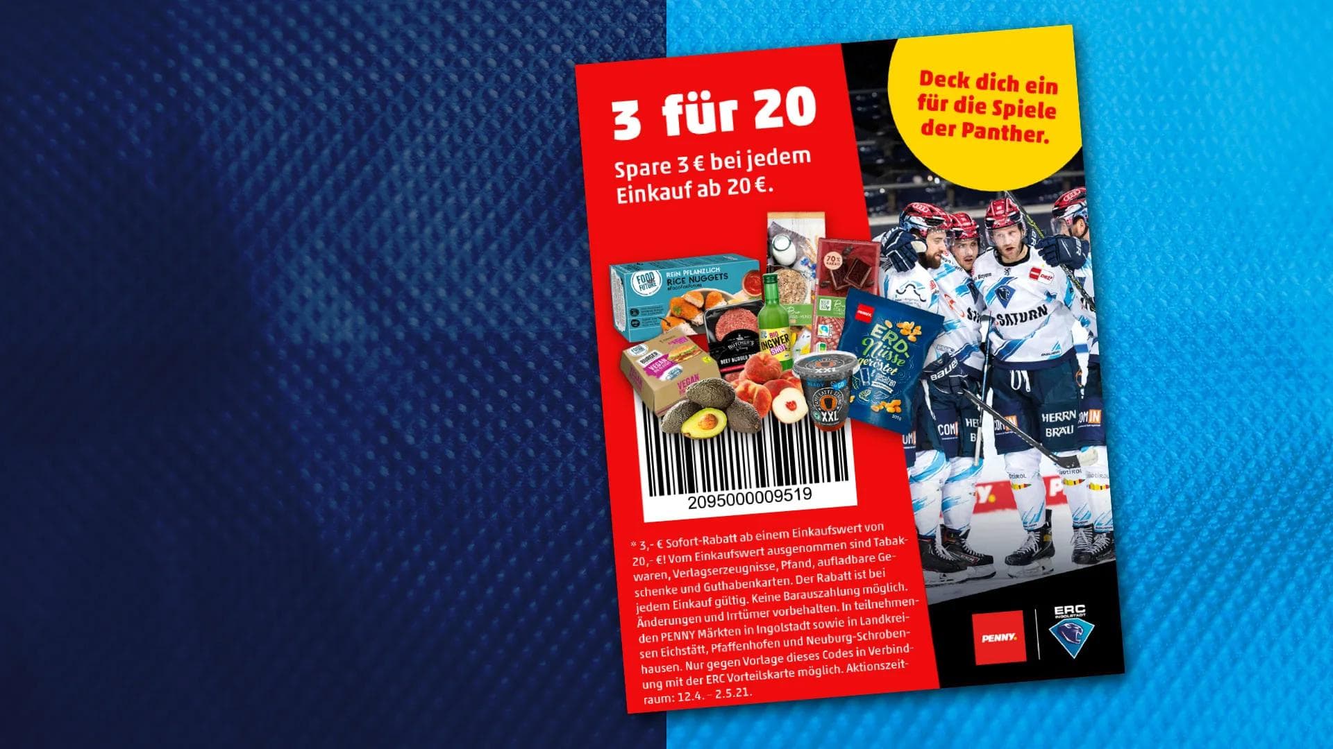 Bei PENNY gibt es für Vorteilskarteninhaber auf jeden Einkauf ab 20 Euro einen Sofortrabatt von 3 Euro...