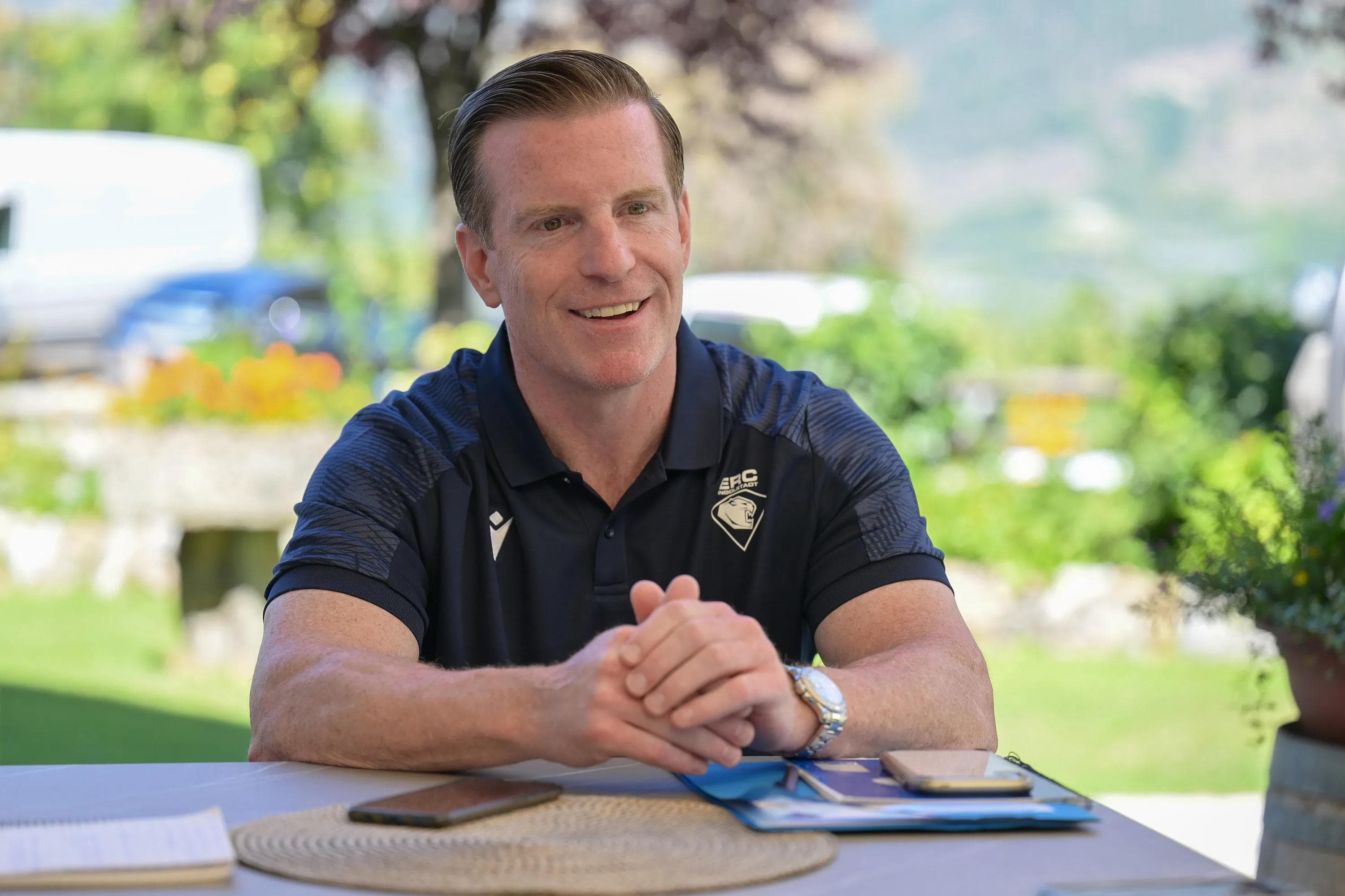 Sportdirektor Tim Regan ist am Mittwoch im IAW-Talk zu Gast.
Foto: Johannes Traub/JT-Presse.de