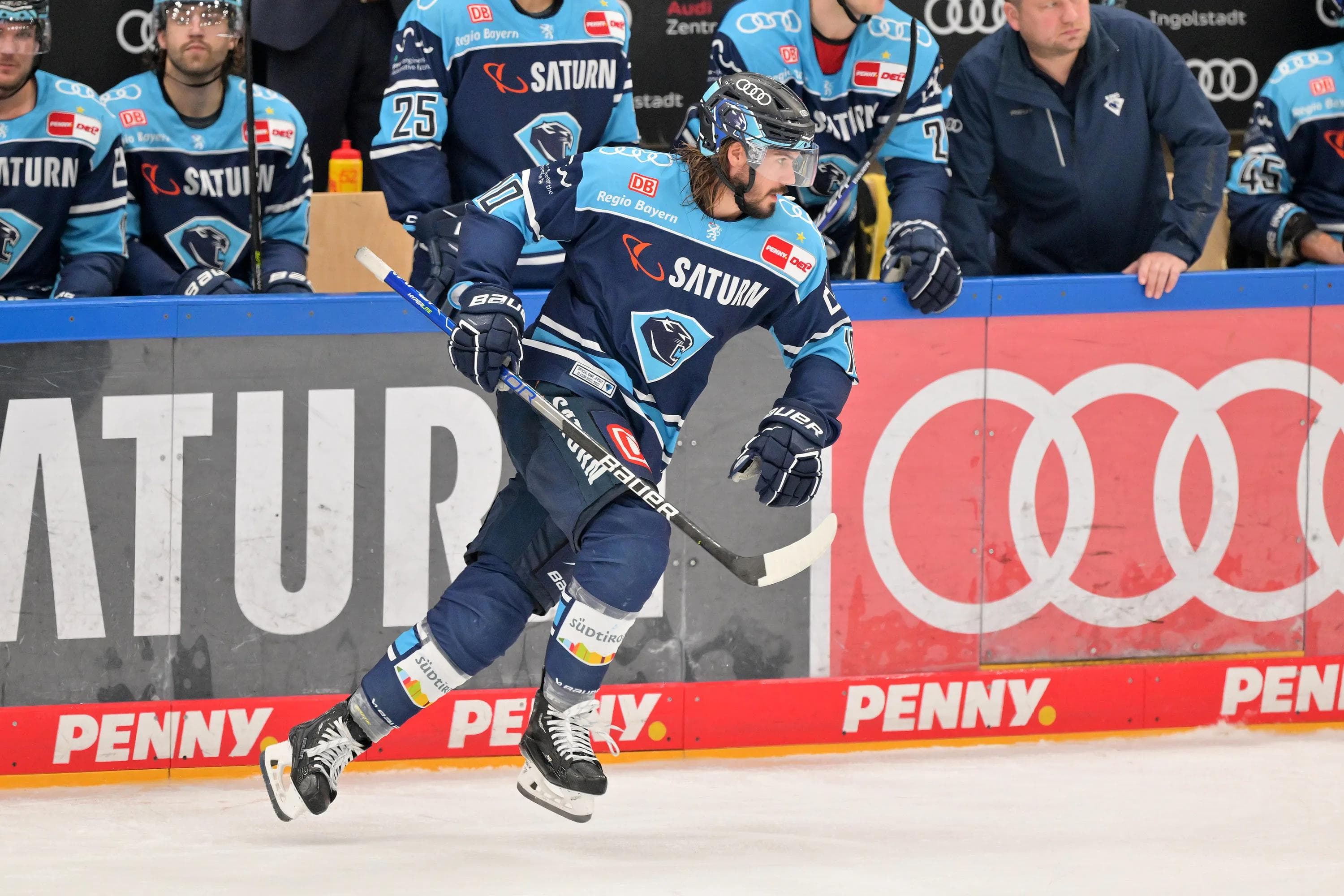 Mirko Höfflin und die Panther werden im Duell gegen die Haie Vollgas geben.
Foto: Johannes Traub/JT-Presse.de
